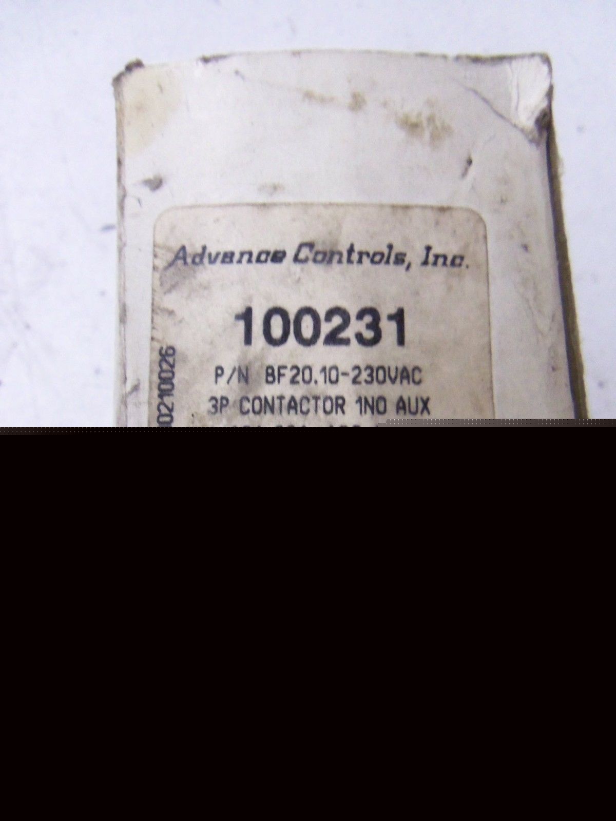 ADVANCE CONTROLS, INC. 100231 *NEW IN BOX*