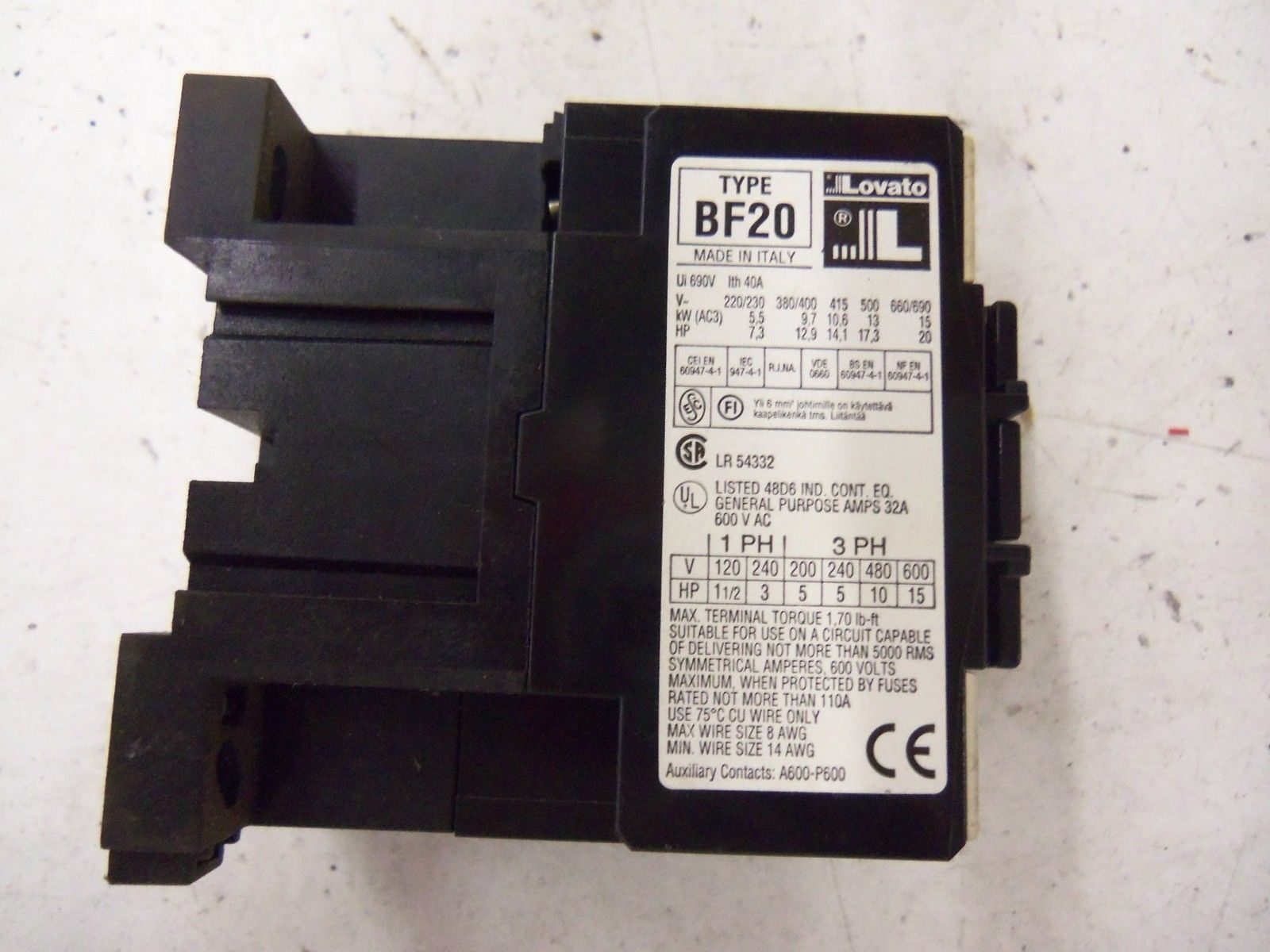 ADVANCE CONTROLS, INC. 100231 *NEW IN BOX*