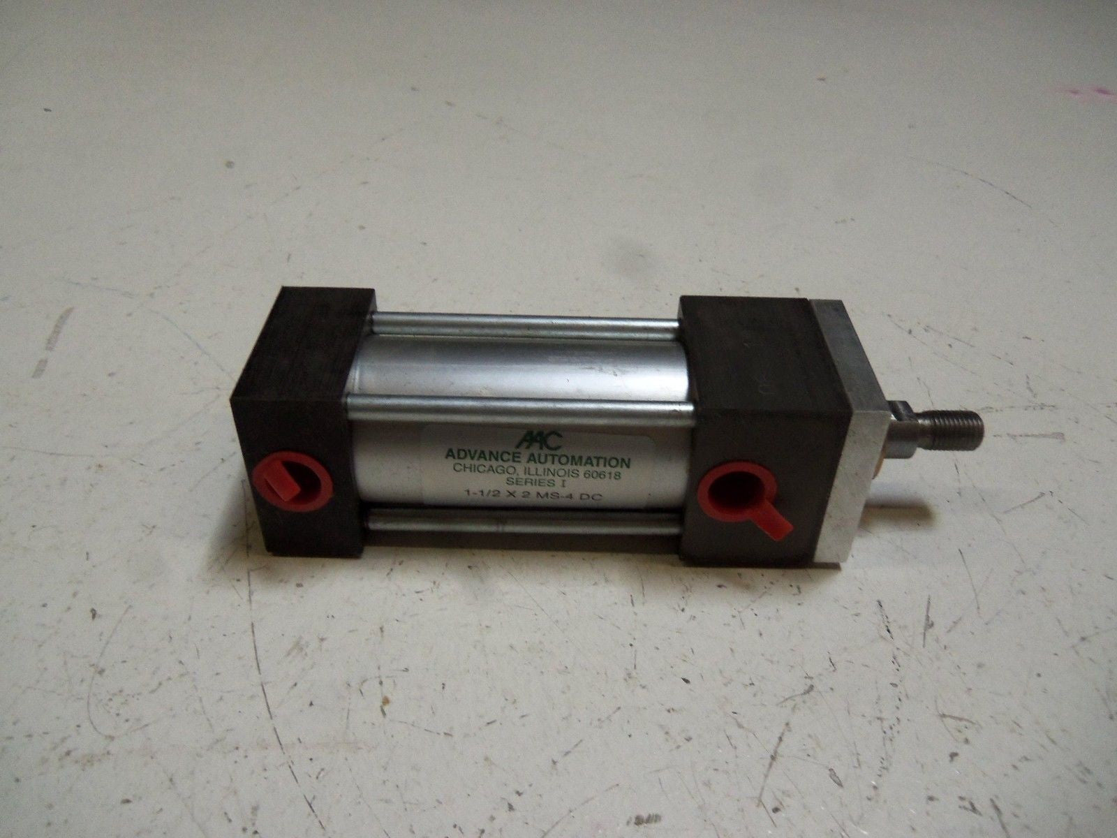 ADVANCED AUTOMATION 1-1/2X2 MS-4-DC PNEUMATIC CYLINDER *USED*