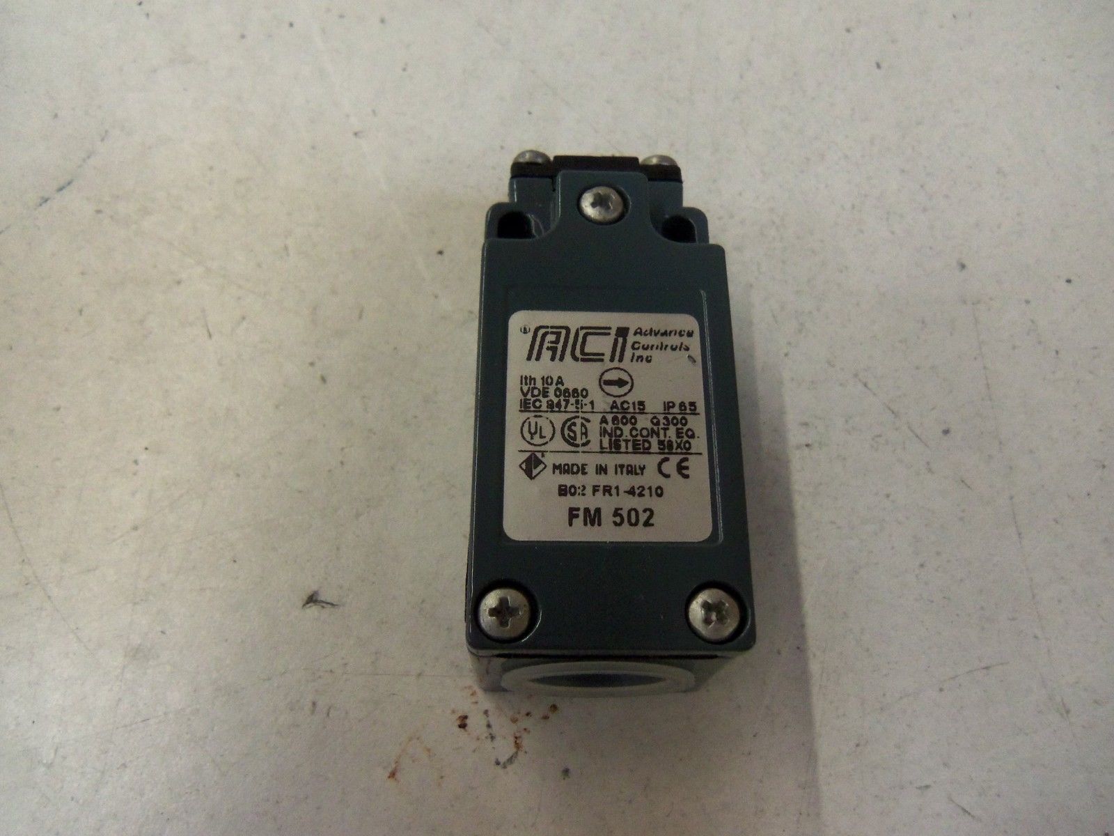 ADVANCED CONTROLS INC. FM 502 *USED*