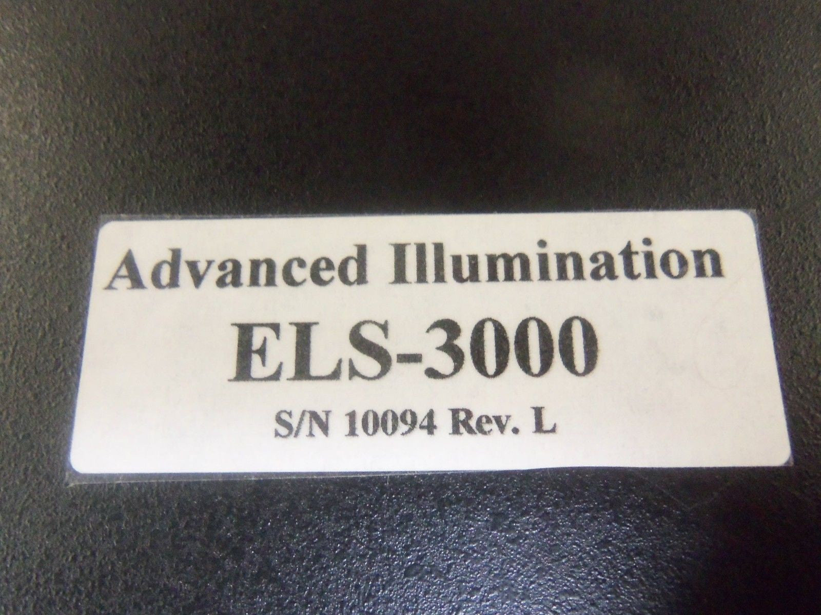 ADVANCED ILLUMINATION ELS-3000 STROBE CONTROLLER *USED*