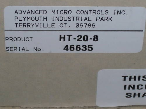 ADVANCED MICRO CONTROLS RESOLVER TRANSDUCER HT-20-8  *NEW IN BOX*