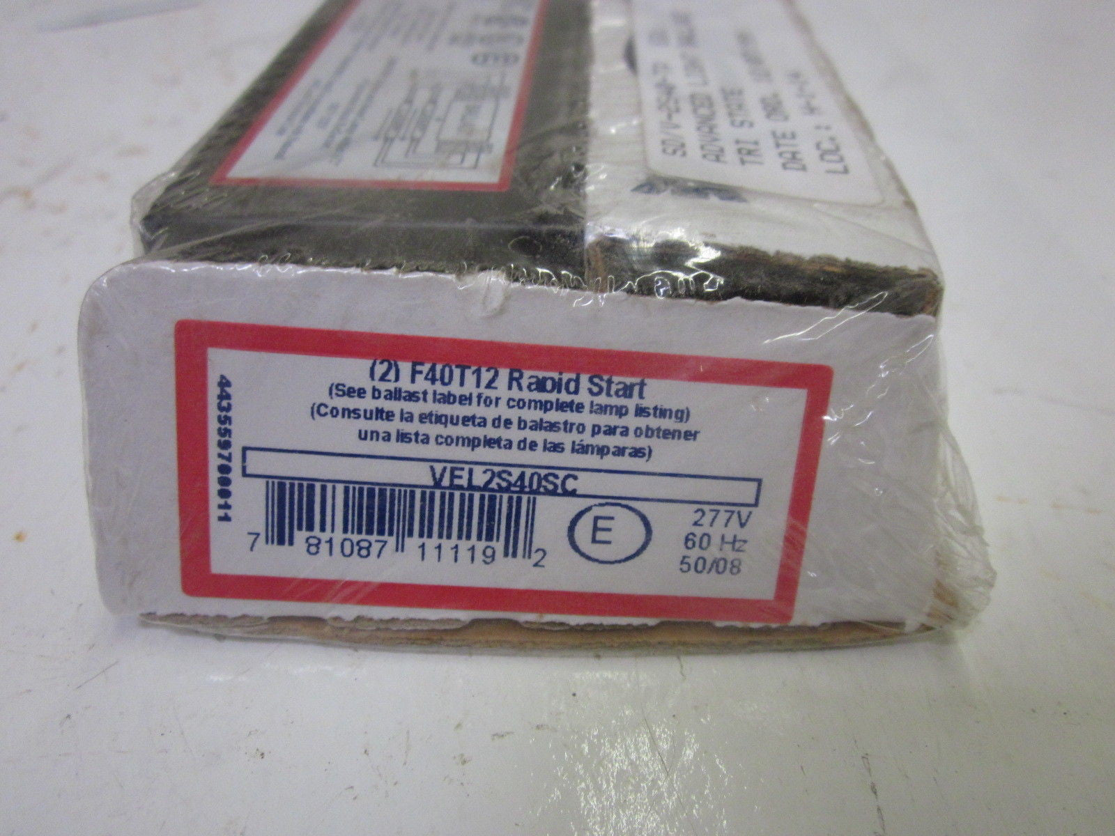 ADVANCE VEL2S40SC *NEW IN ORIGINAL PACKAGE*