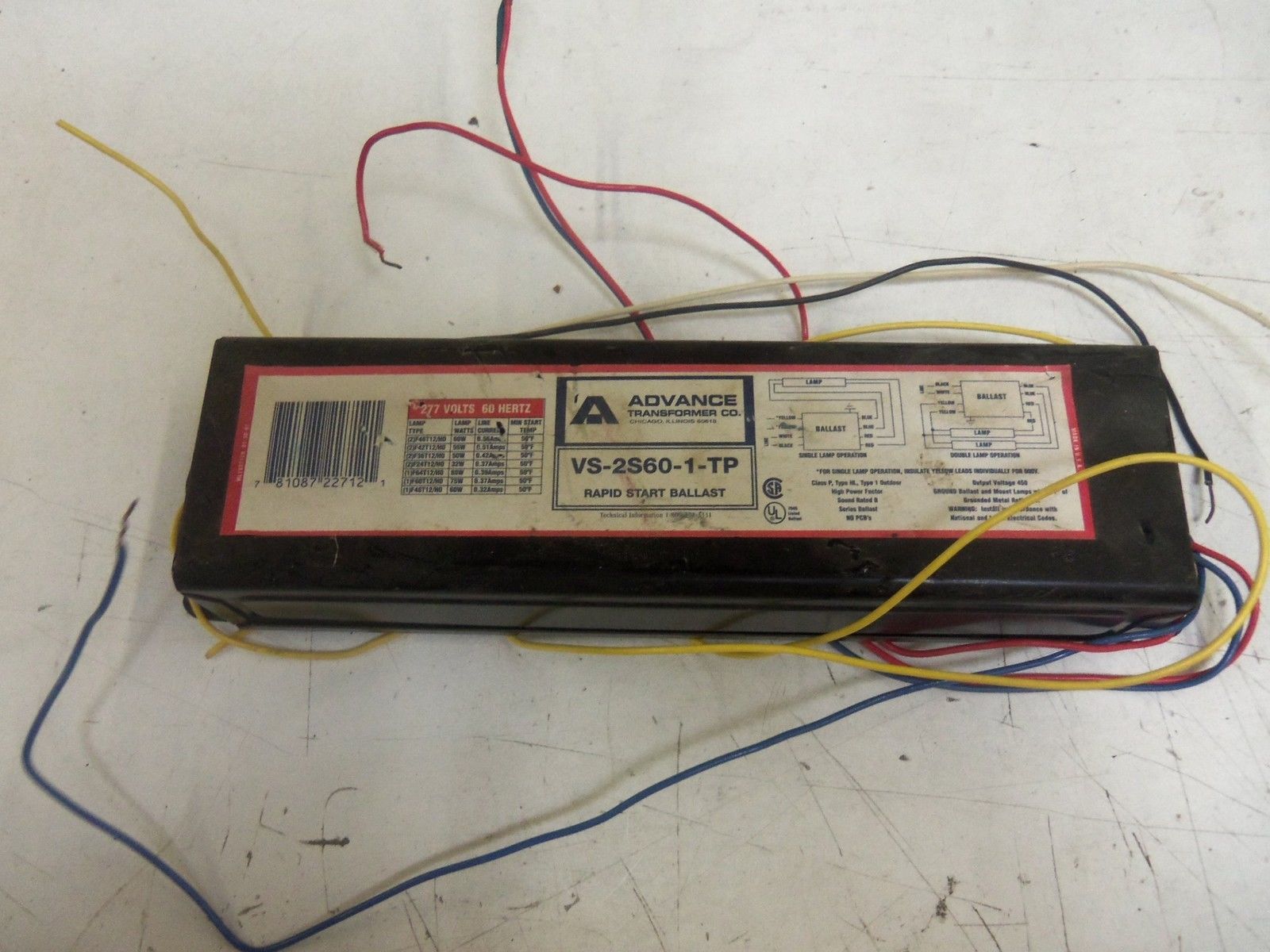 ADVANCE VS-2S60-1-TP *USED*
