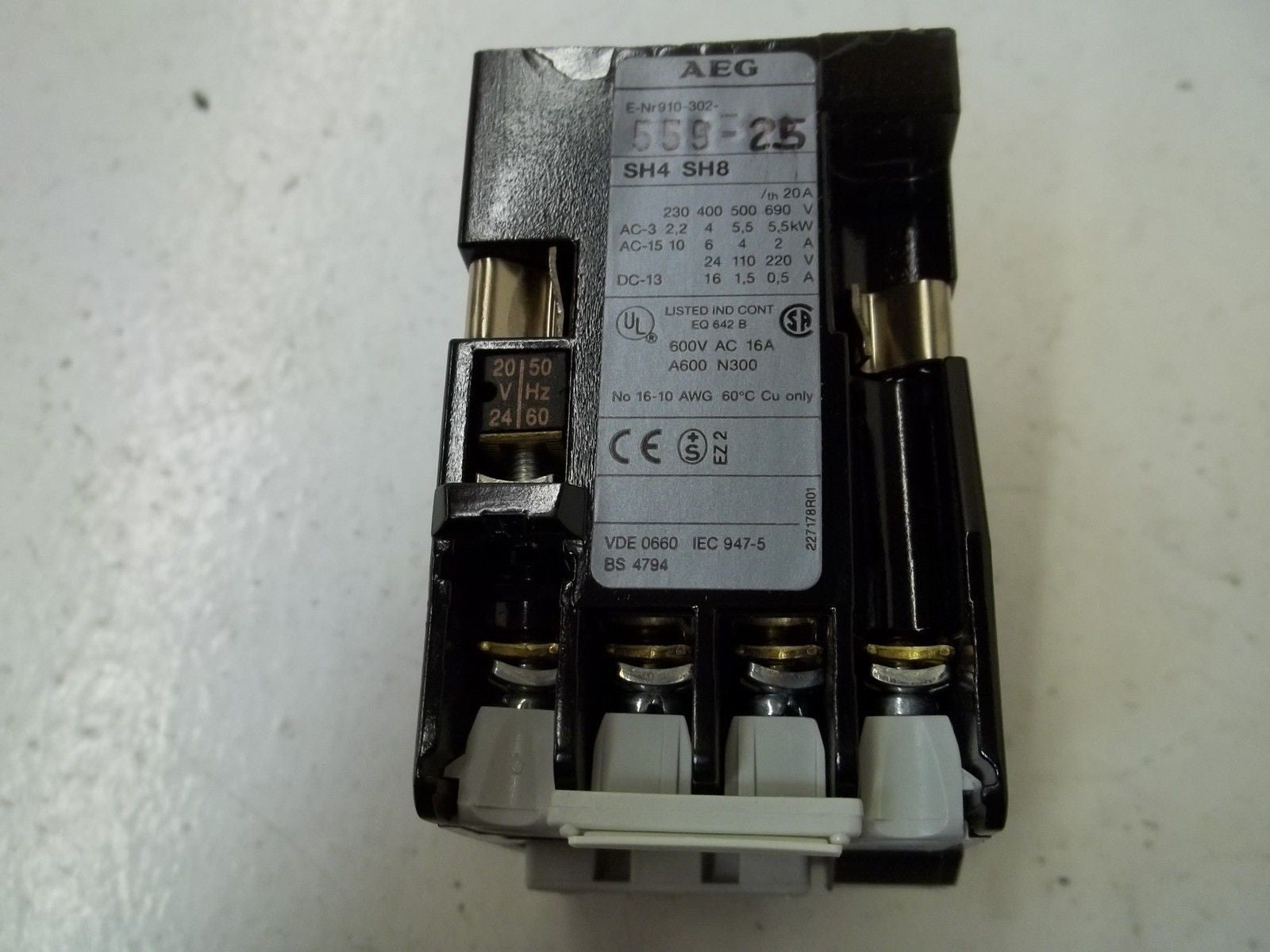 AEG SH4 SH8 24V *NEW NO BOX*