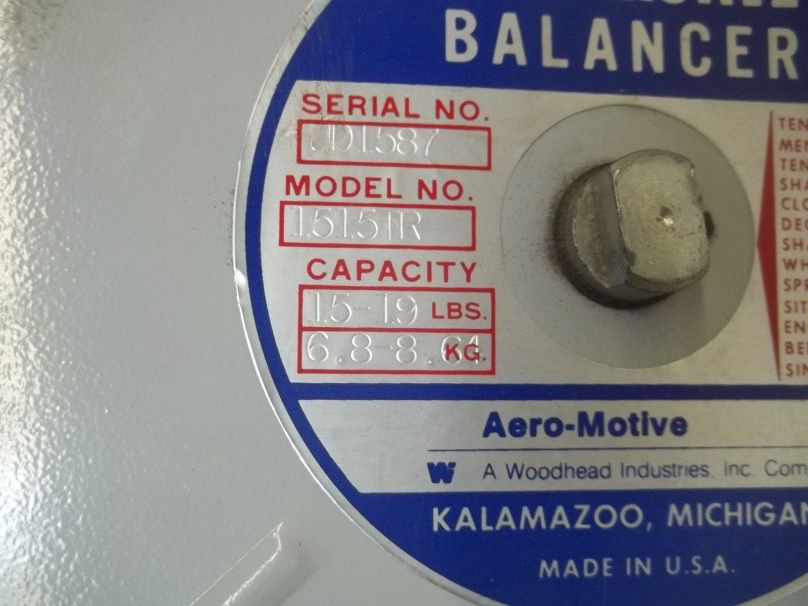 AERO-MOTIVE 1515TR BALANCER *NEW NO BOX*