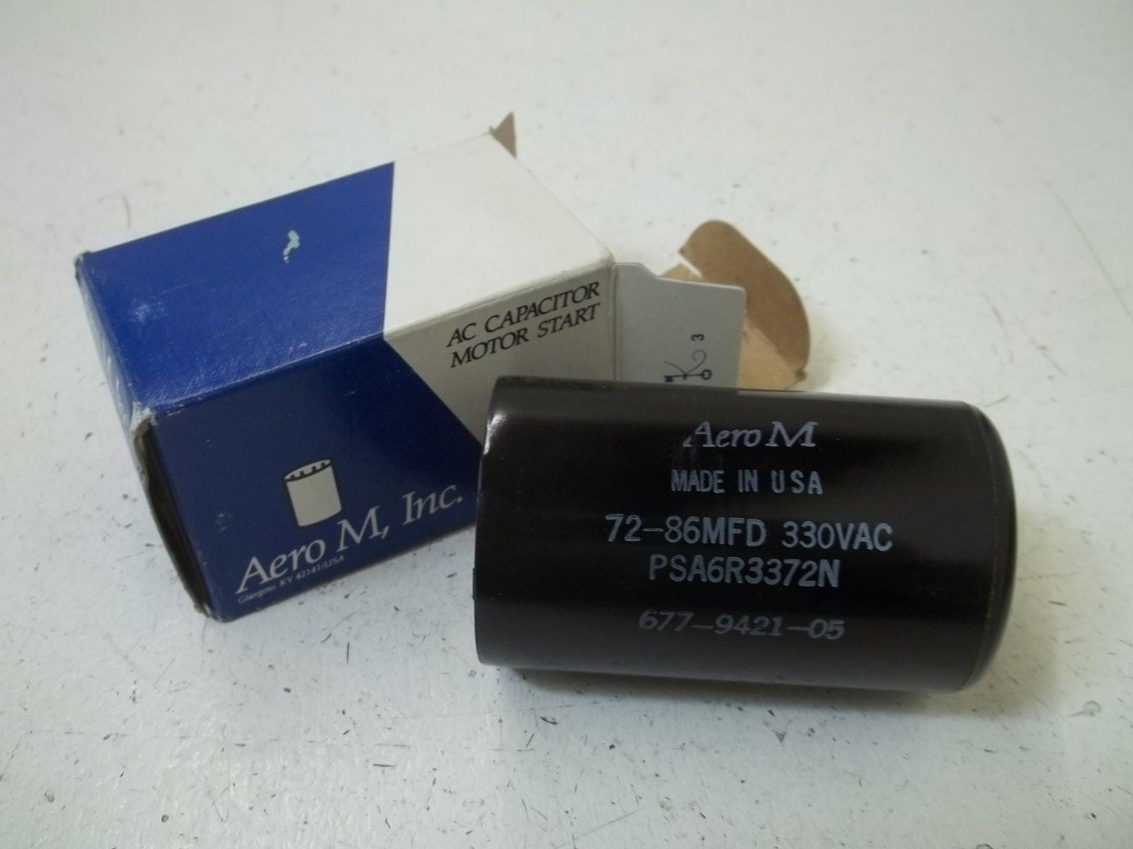 AERO M, INC. 5X567A AC CAPACITOR MOTOR START *NEW IN BOX*