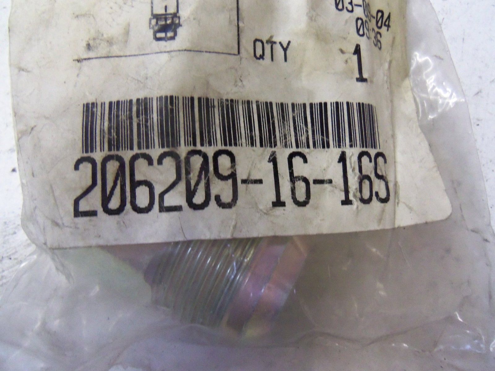 AEROQUIP 206209-16-16S *NEW IN FACTORY BAG*