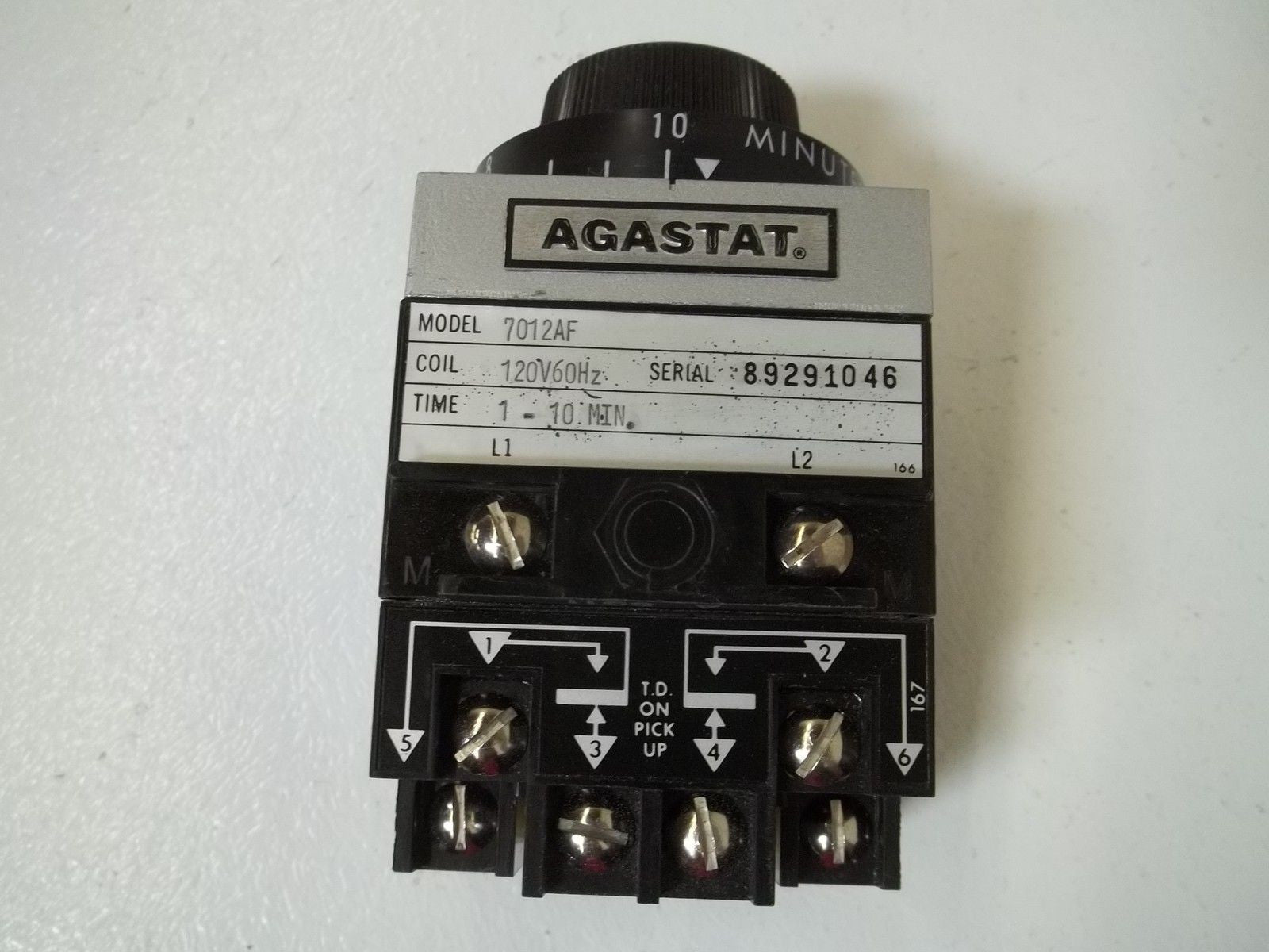AGASTAT 7012AF 1-10MIN. 120V *USED*