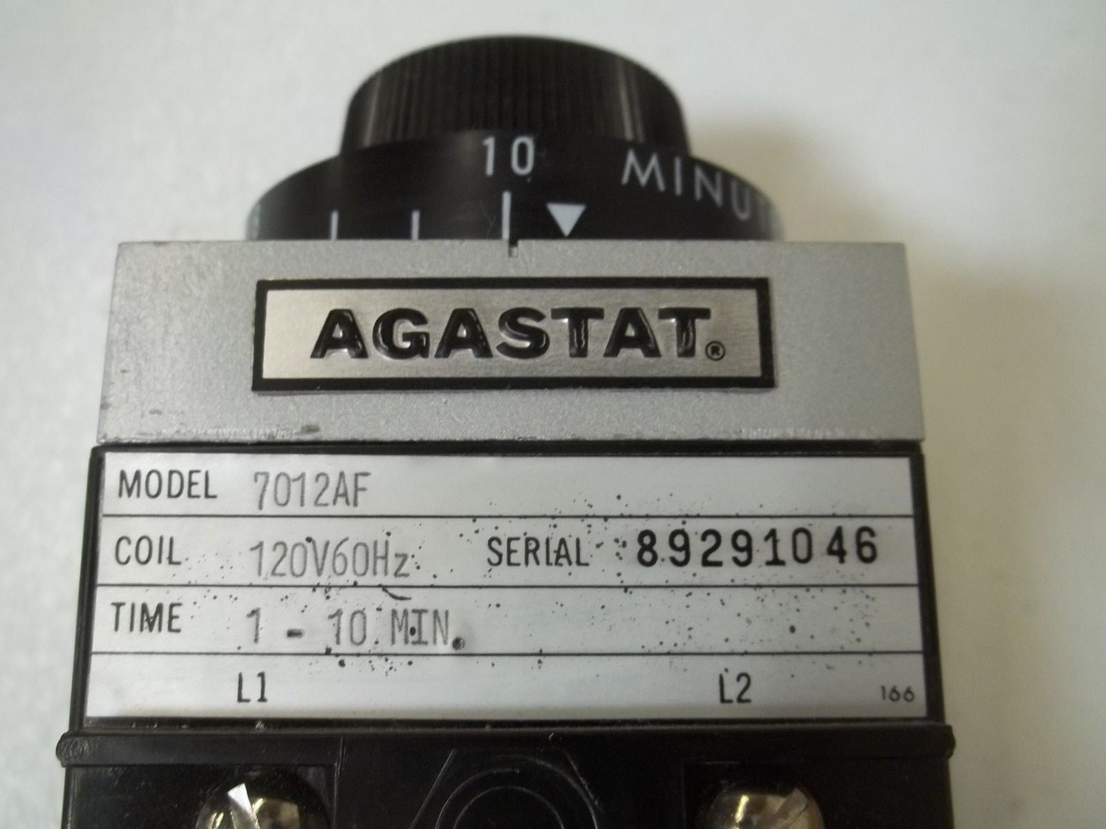AGASTAT 7012AF 1-10MIN. 120V *USED*