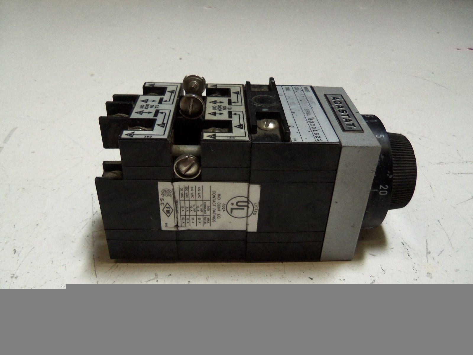 AGASTAT 7024AFT TIME DELAY RELAY *USED*