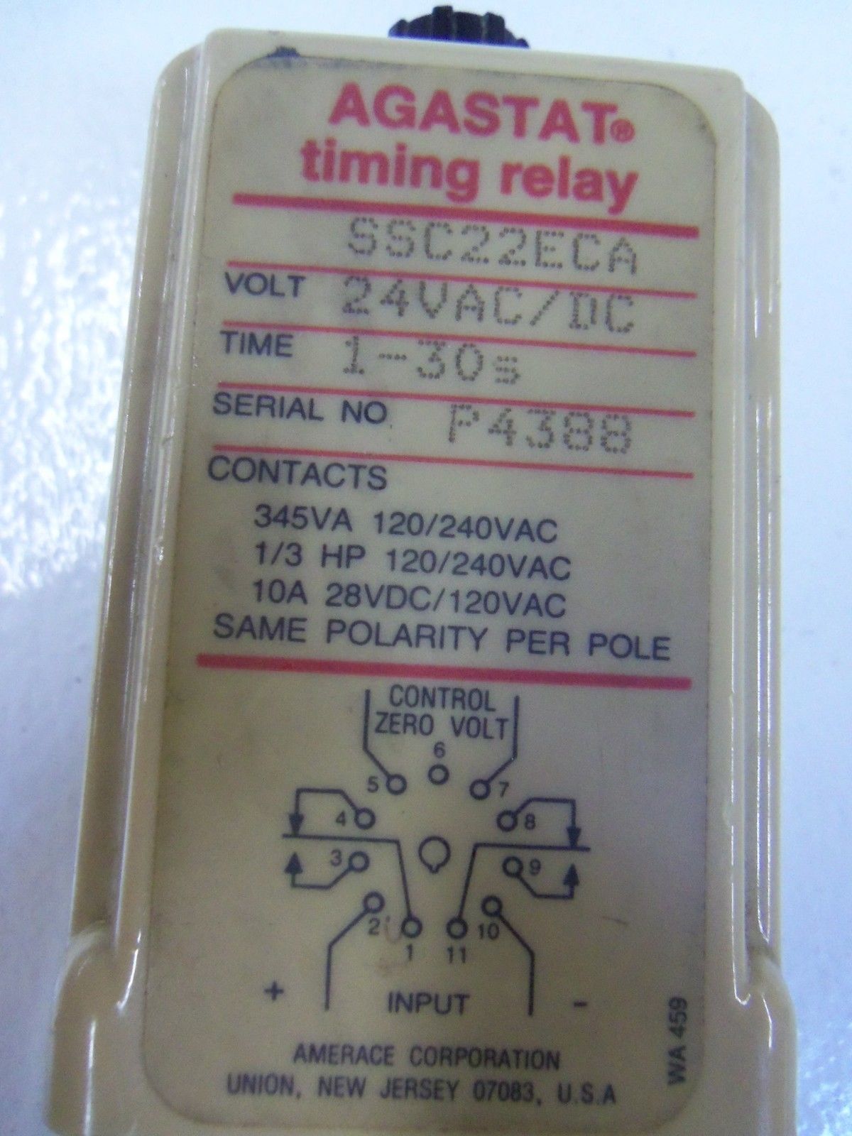 AGASTAT SSC22ECA *USED*
