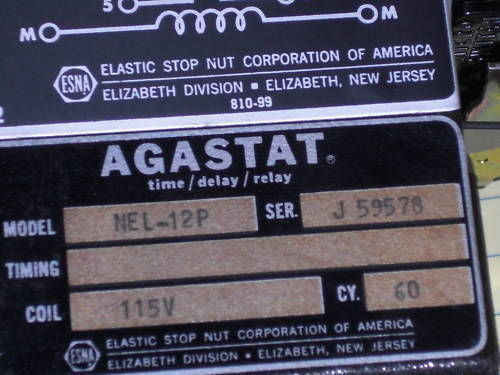 AGASTAT TIME/DELAY/RELAY NEL-12P *NEW IN BOX*