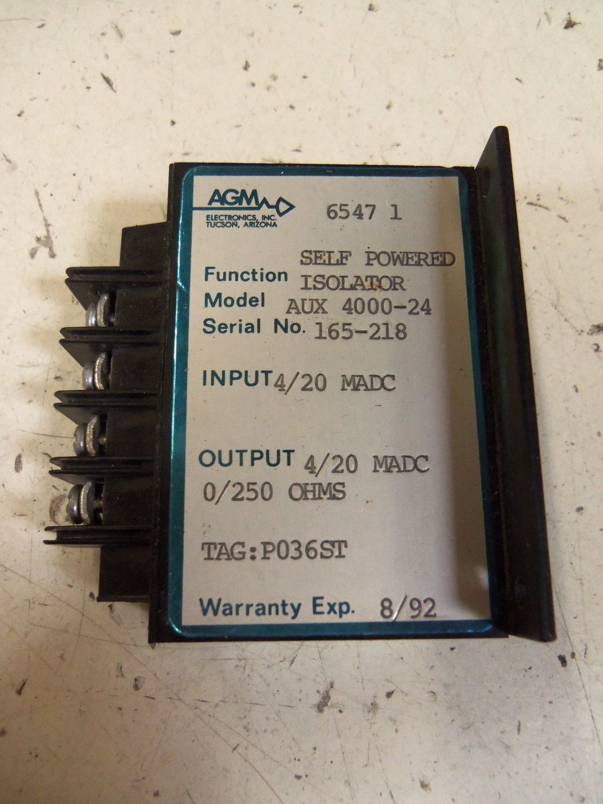 AGM ELECTRONICS, INC. AUX 4000-24 *USED*