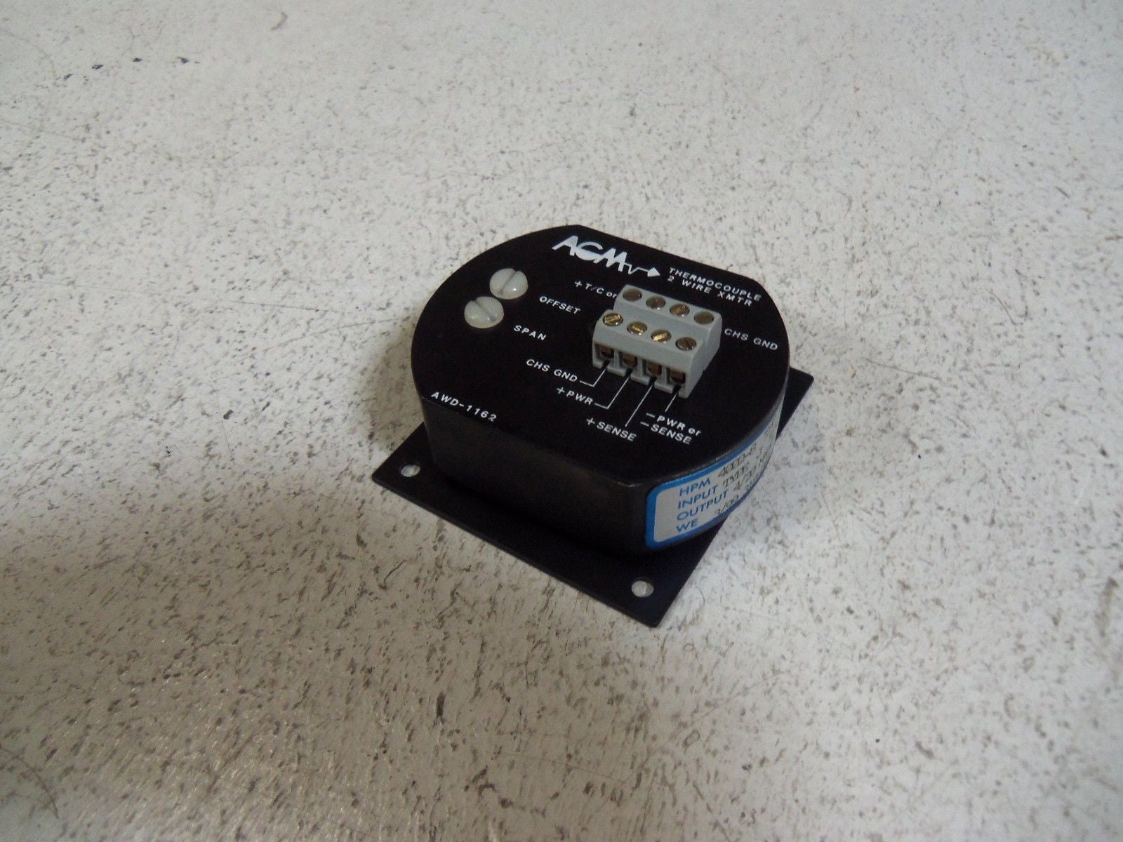AGM  HMP4002-8 THERMOCOUPLE AWD-1162 *USED*