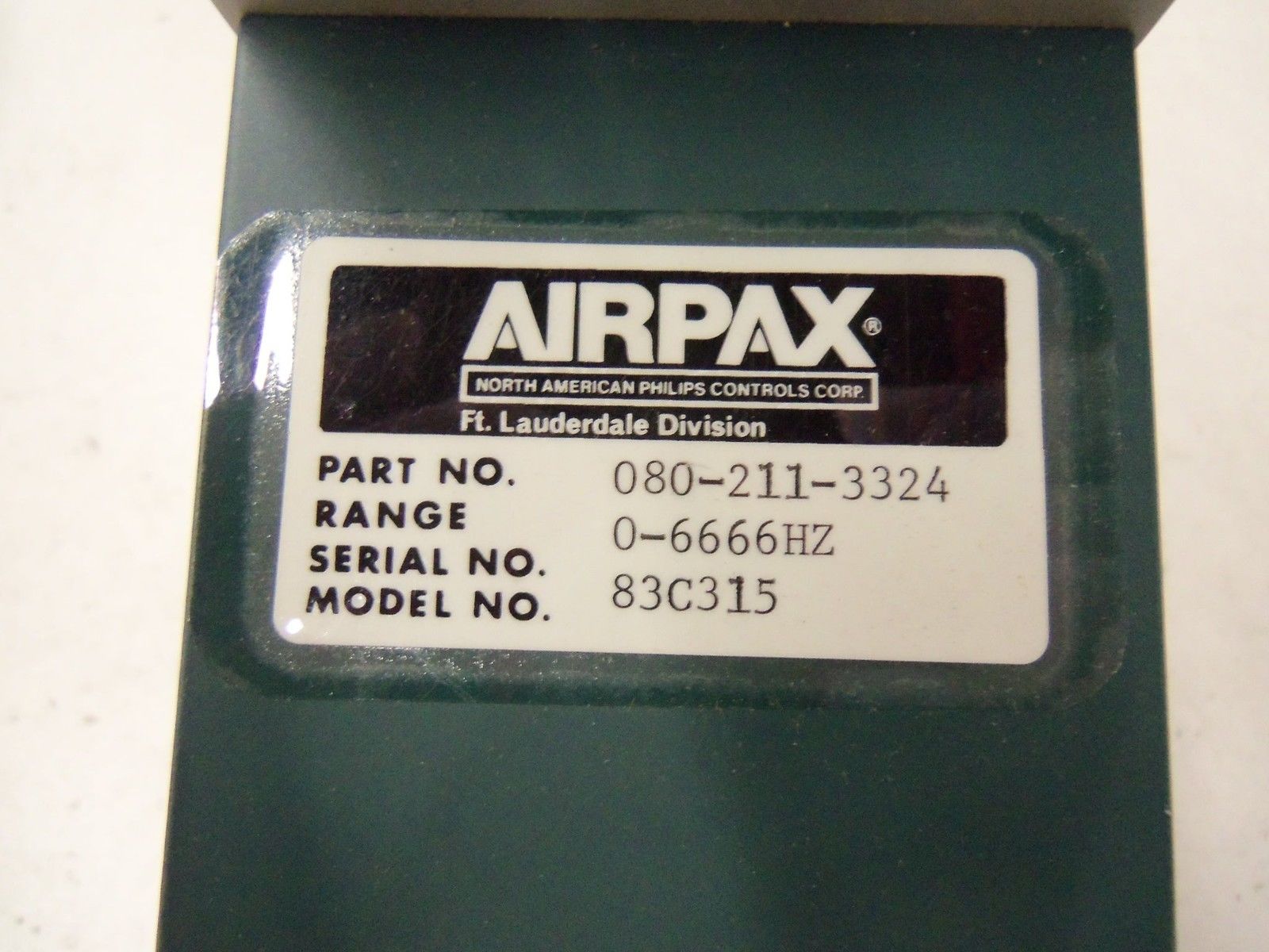 AIRPAX 080-211-3324 *NEW NO BOX*