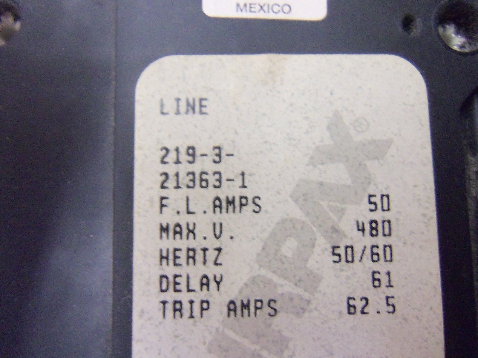 AIRPAX 219-3-21363-1 *USED*