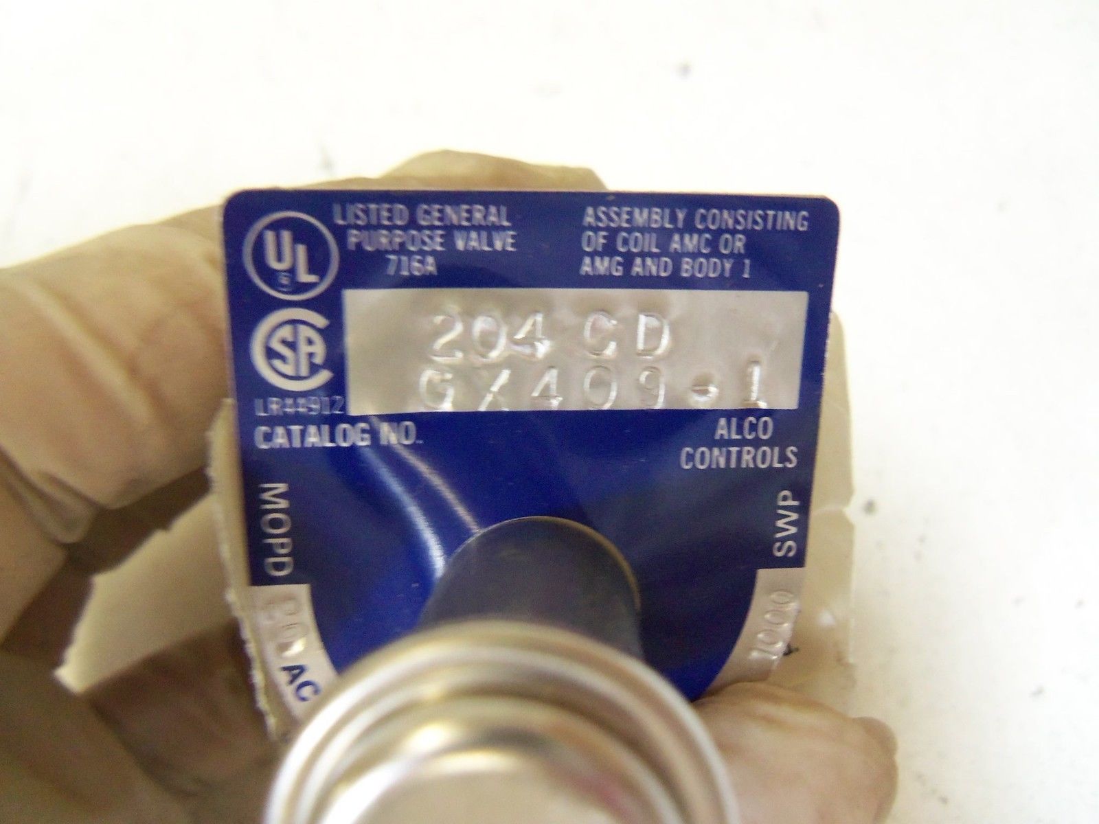 ALCO CONTROLS GX409-1 *NEW NO BOX*