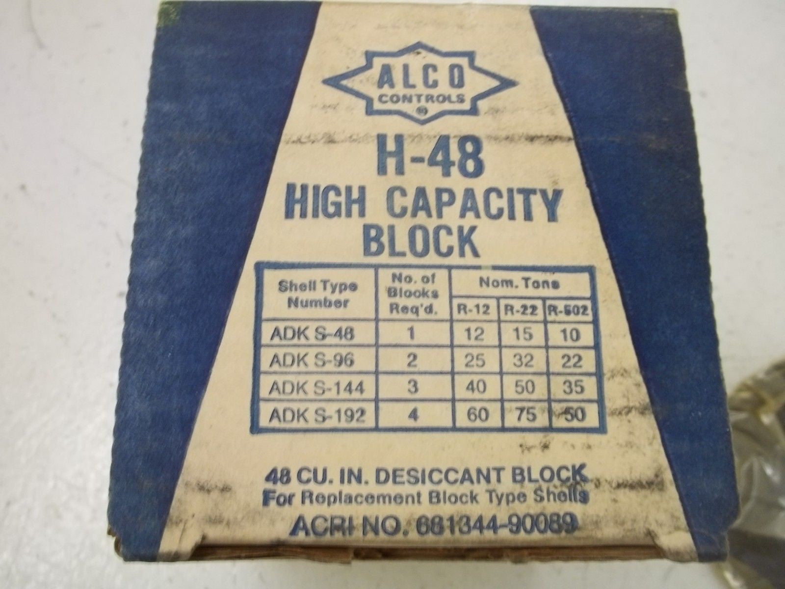 ALCO H-48 HIGH CAPACITY BLOCK *NEW IN BOX*