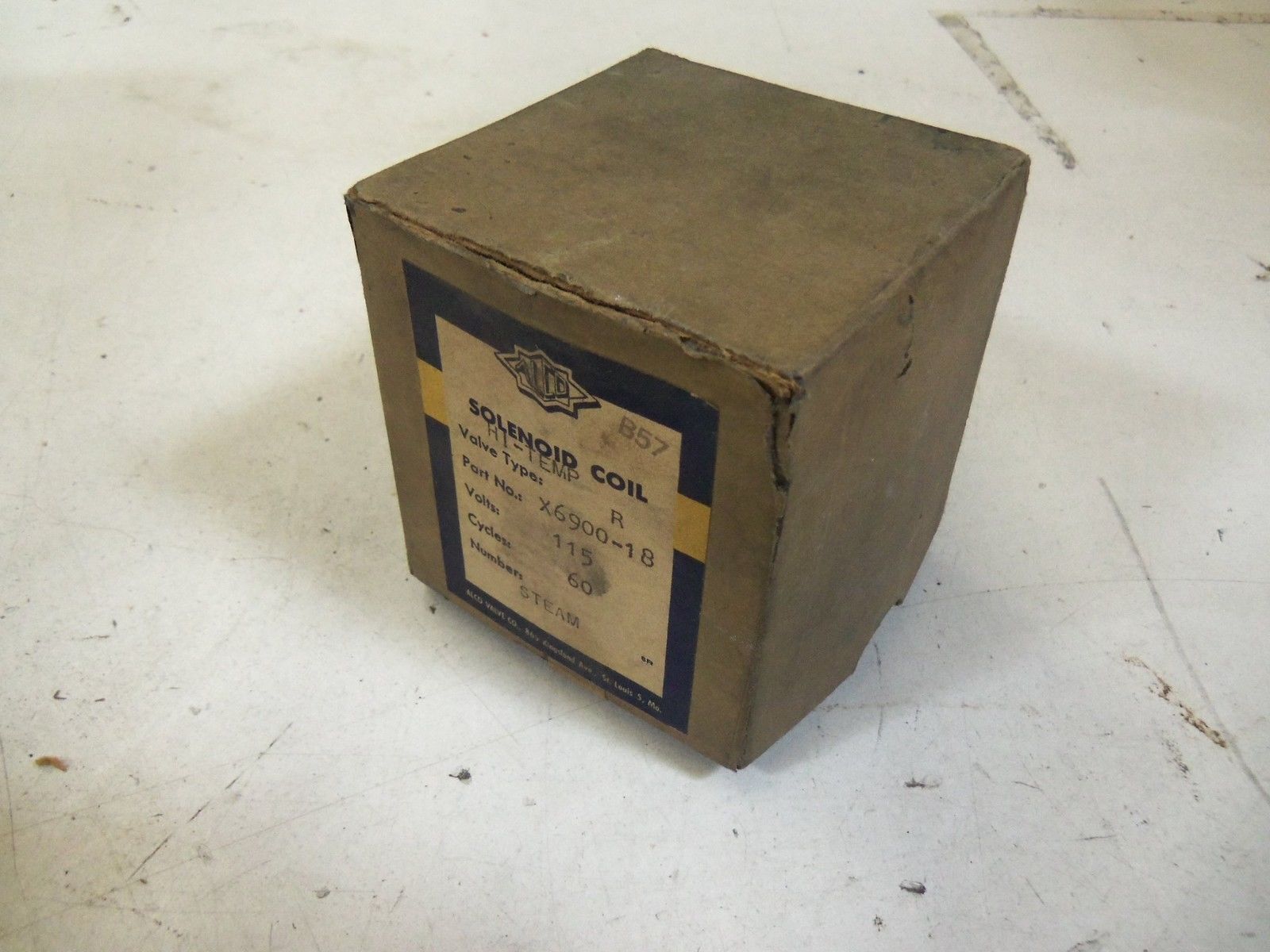 ALCO SOLENOID COIL X6900-18 *NEW IN BOX*