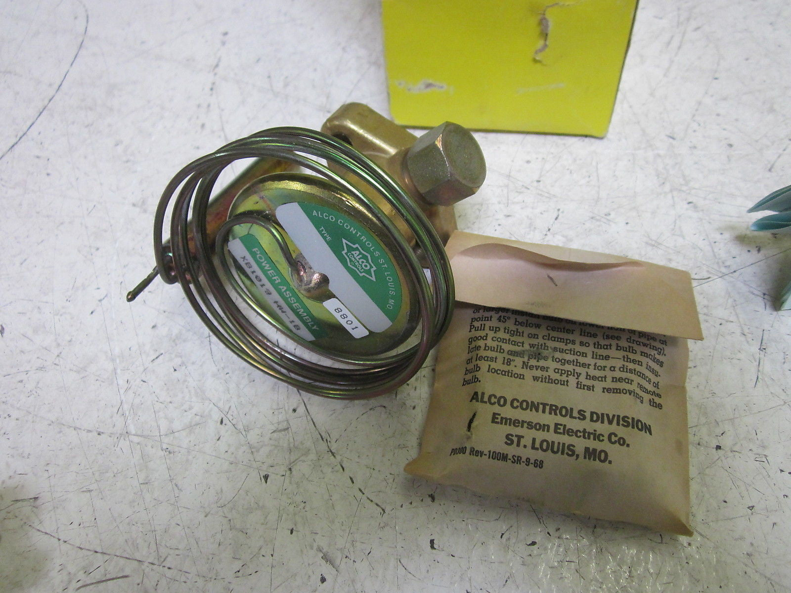 ALCO XB1019 HW-1B THERMO EXPANSION VALVE 5FT -50 TO 50F *NEW IN BOX*