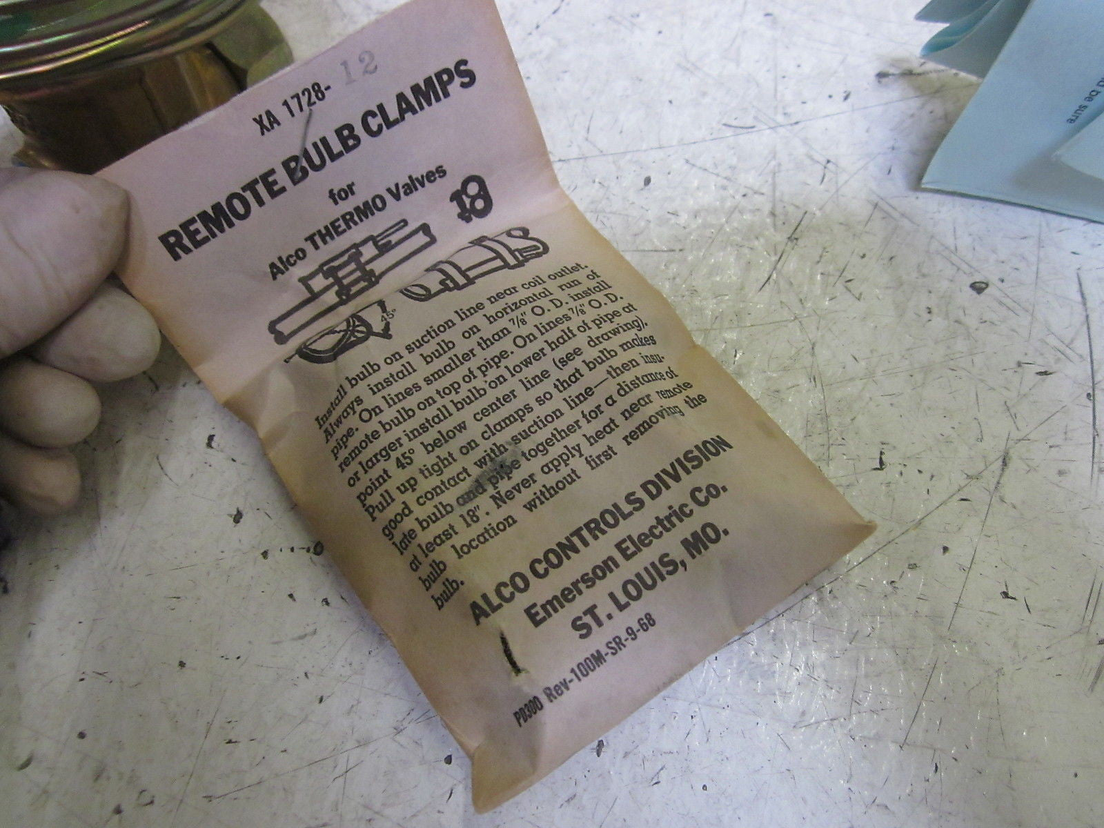 ALCO XB1019 HW-1B THERMO EXPANSION VALVE 5FT -50 TO 50F *NEW IN BOX*