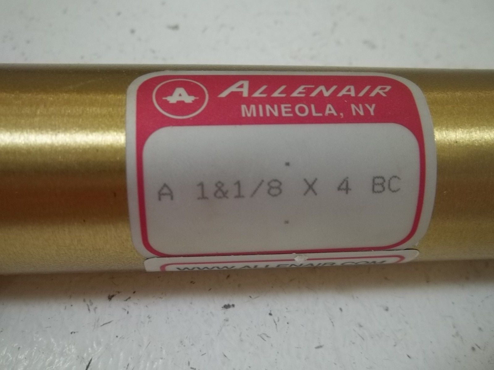 ALLENAIR A1&1/X4BC PNEUMATIC AIR CYLINDER *USED*