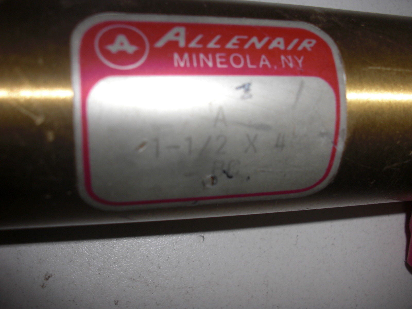 ALLEN AIR Cylinder A-BC 1-1/2 X 4 *USED*