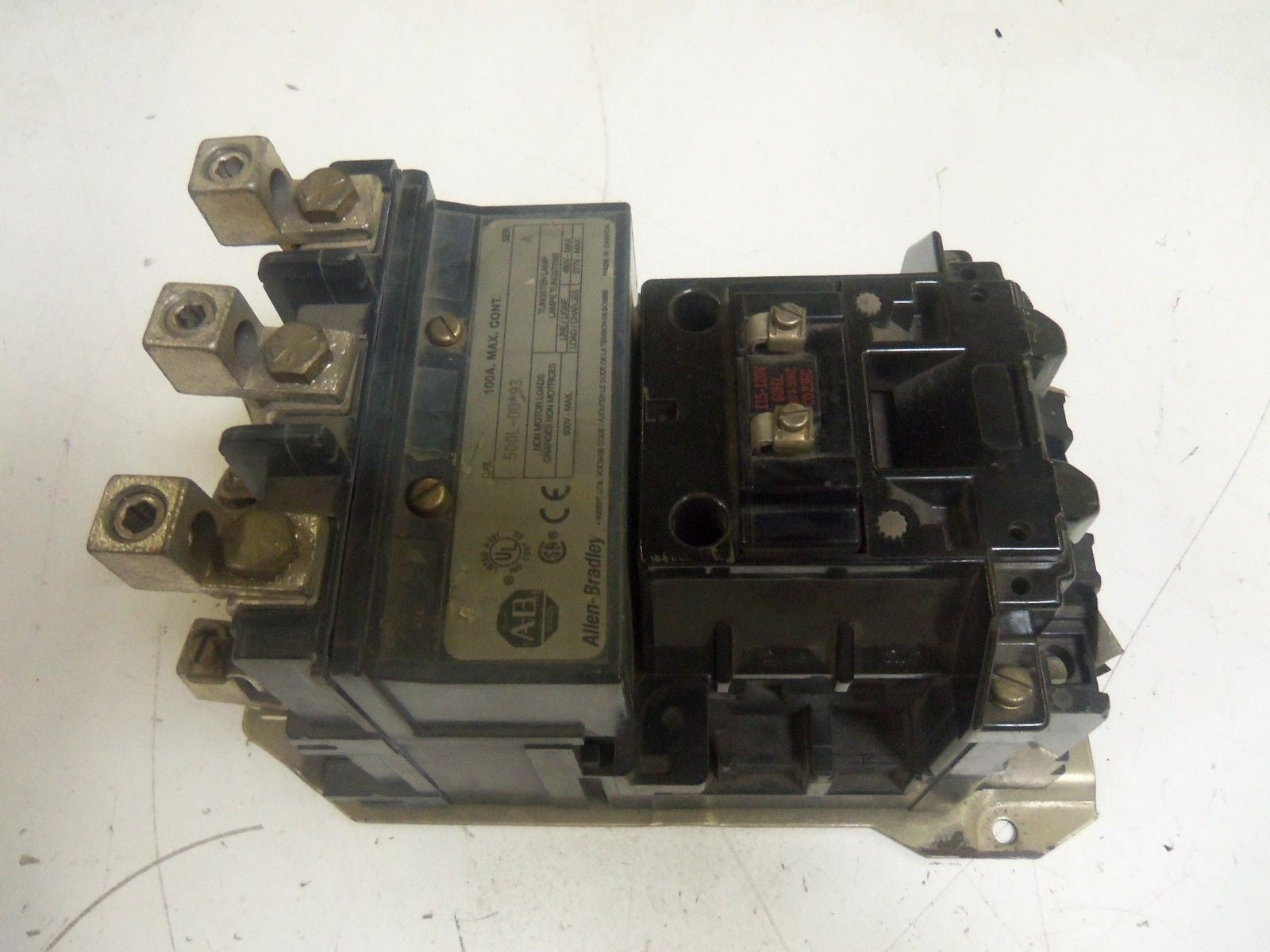ALLEN BRADLEY 500L-DOD93 SER. A AC CONTACTOR 115-120V *USED*