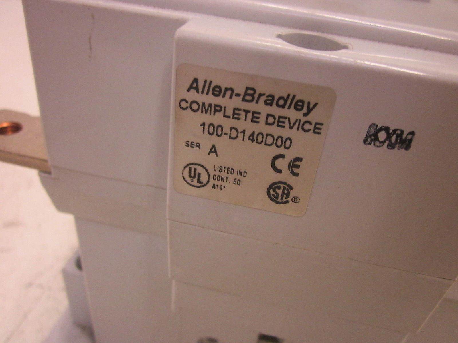 ALLEN BRADLEY 100-D140D00 SER. A CONTACTOR 120V *USED*