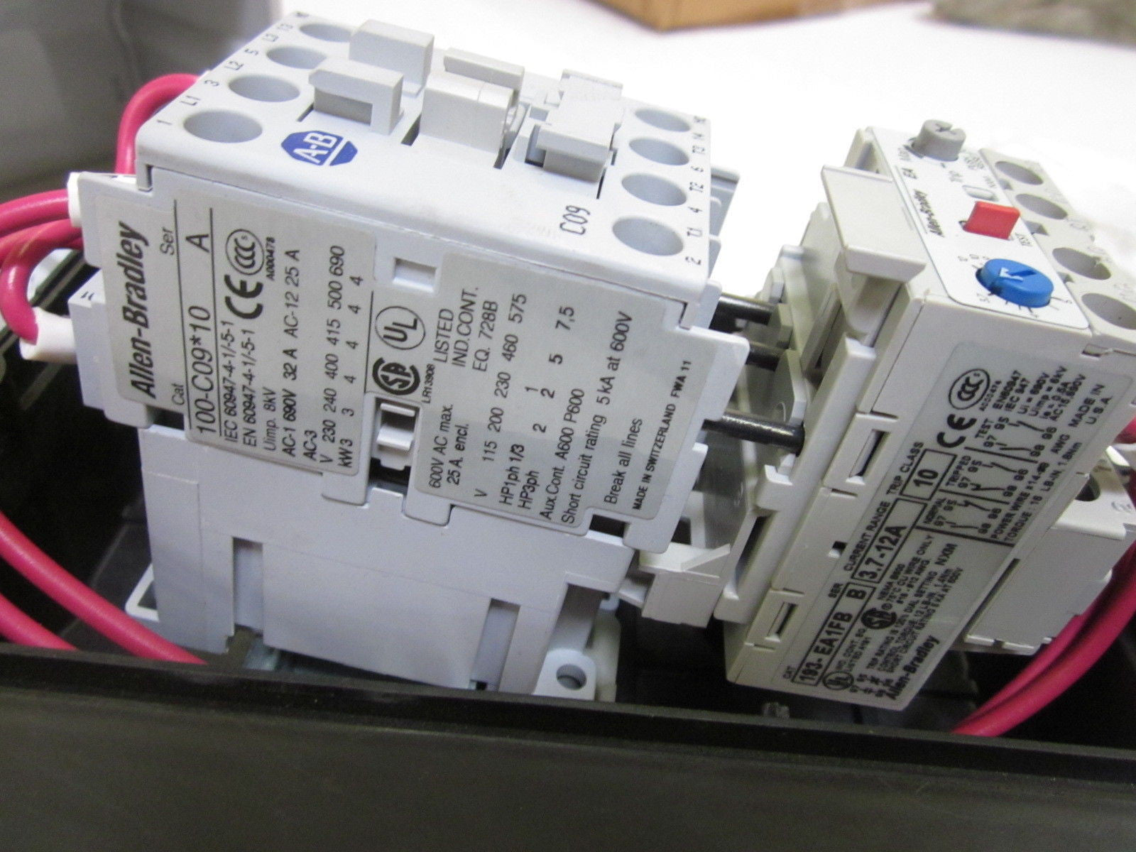 ALLEN BRADLEY 109-C09KBA1F SER. A STARTER *USED*