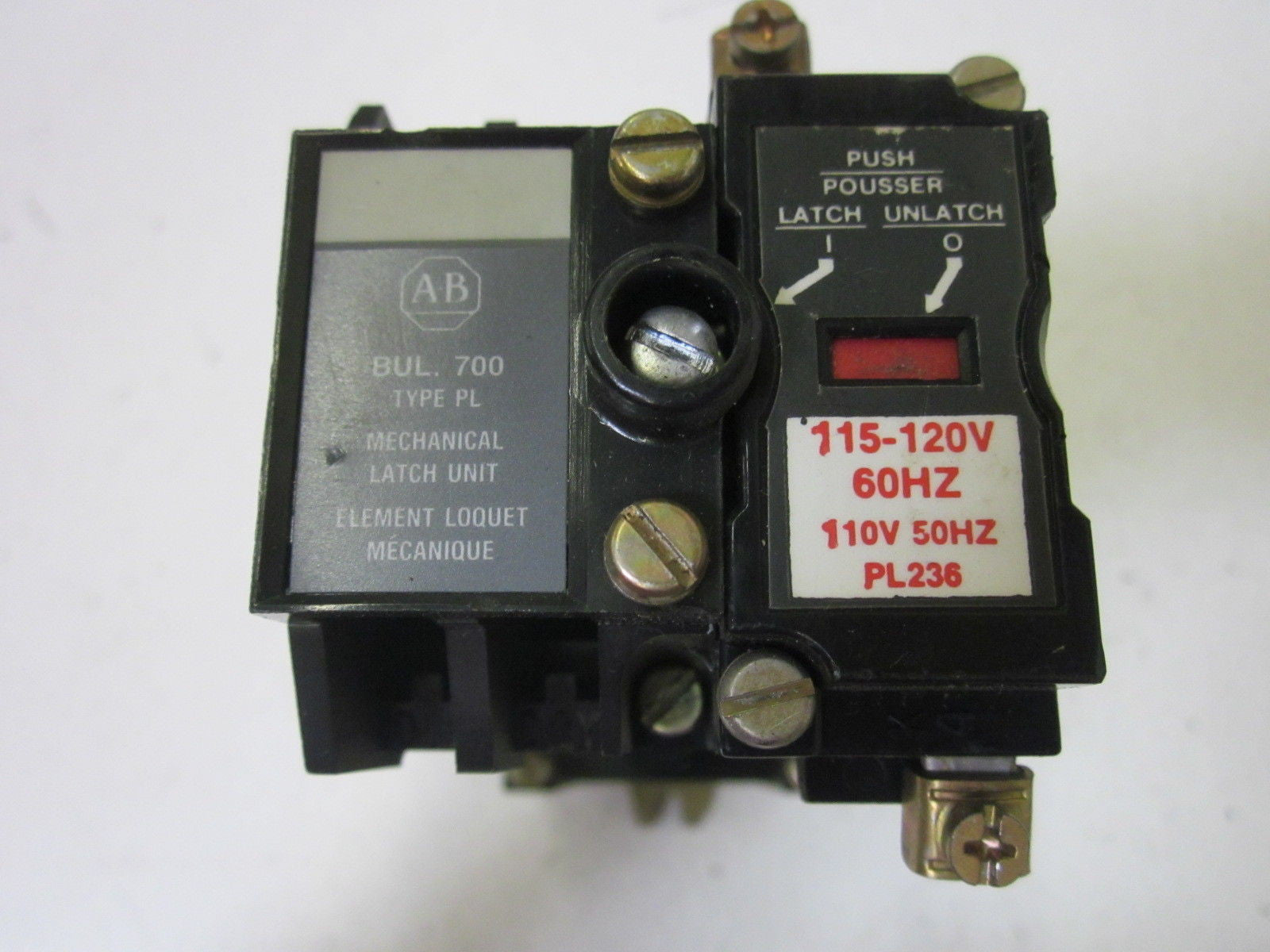 ALLEN BRADLEY 700-PL400A1 SER. B AC RELAY *USED*