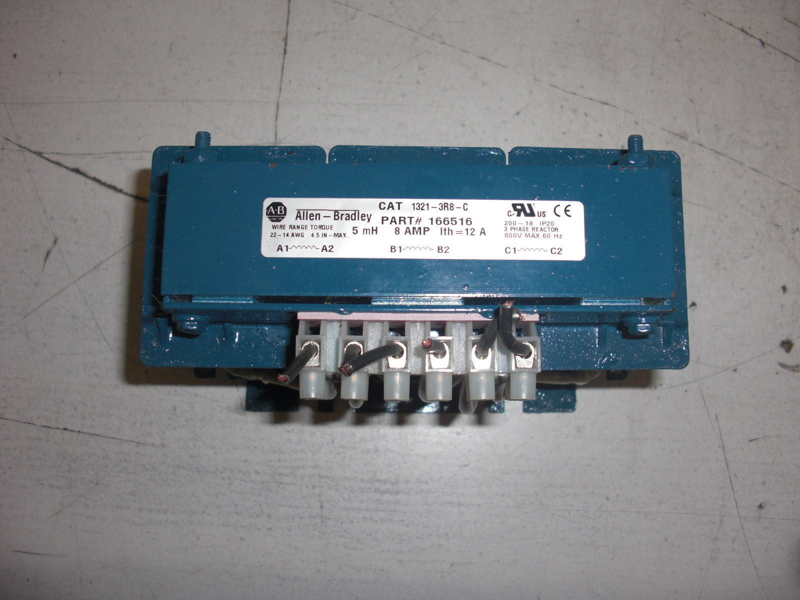 ALLEN BRADLEY 1321-3R8-C LINE REACTOR *USED*