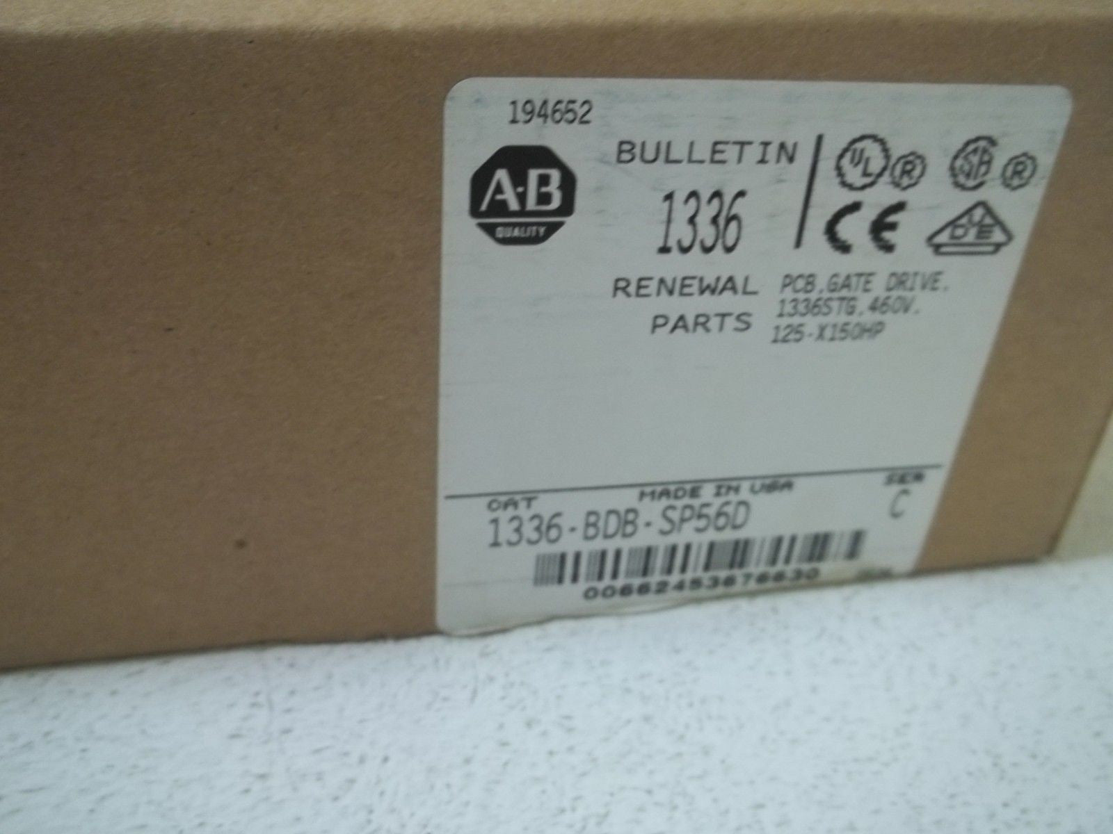 ALLEN BRADLEY 1336-BDB-SP56D SER. C GATE DRIVER BOARD *NEW IN BOX*