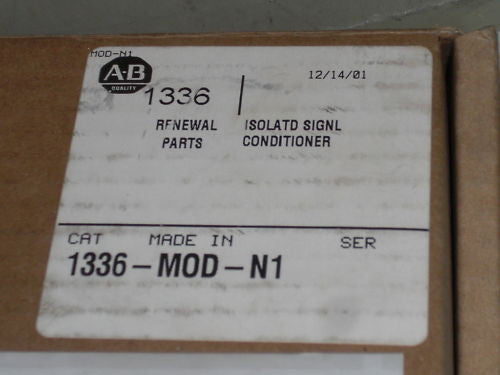 ALLEN BRADLEY 1336-MOD-N1 ISOLATED SIGNAL CONDITIONER