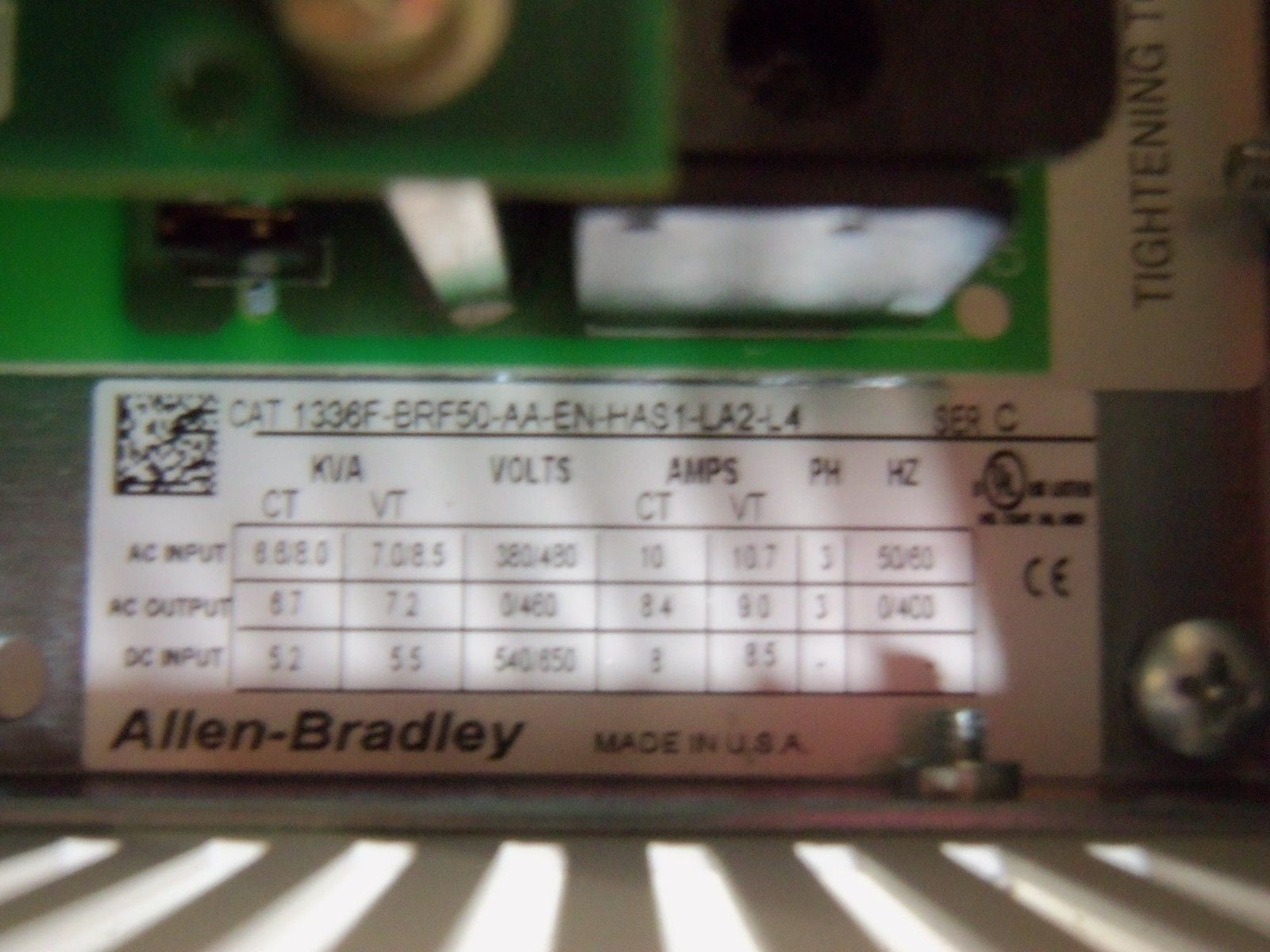 ALLEN BRADLEY 1336F-BRF50-AA-EN-HAS1-LA2-L4 SER. C *NEW IN BOX*
