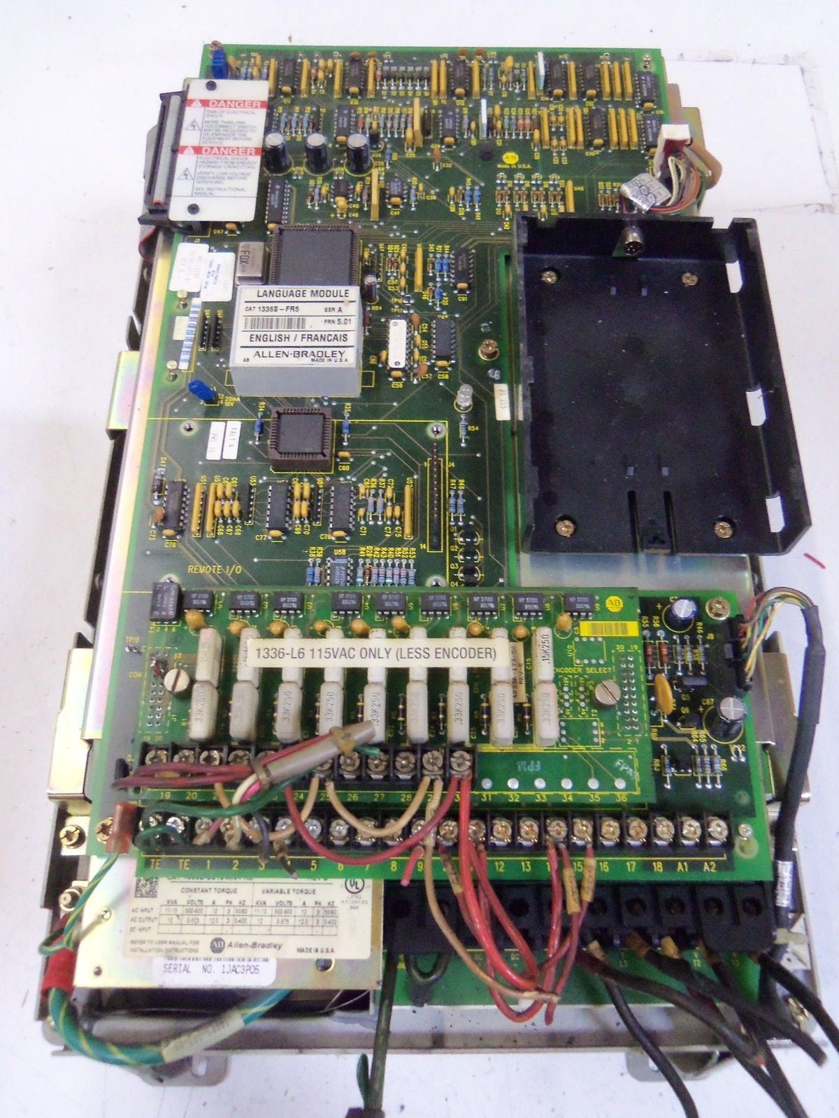 ALLEN BRADLEY 1336S-C010-AN-FR5 AC DRIVE *USED*