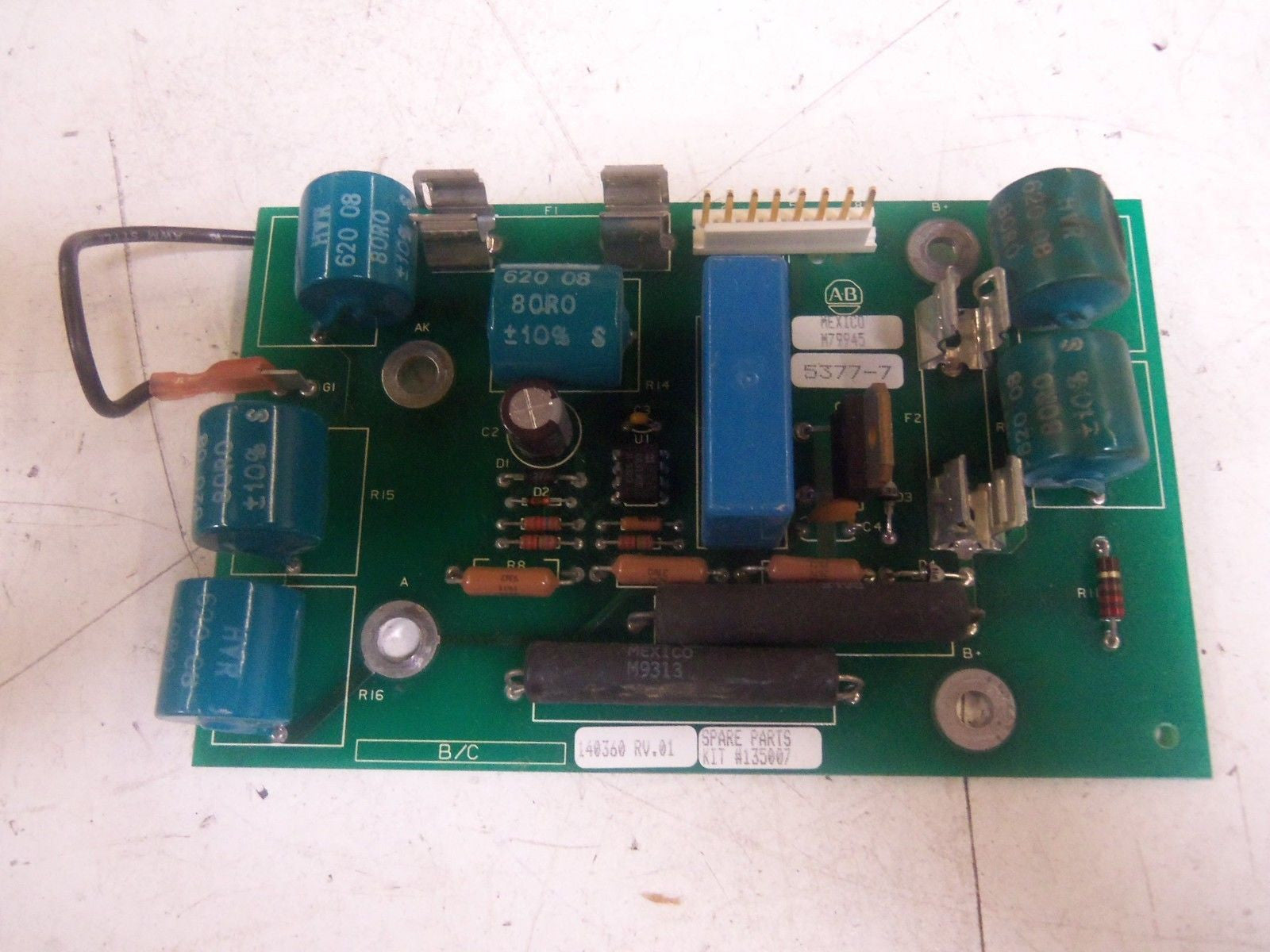 ALLEN BRADLEY 135007 PRECHARGE BOARD *USED*