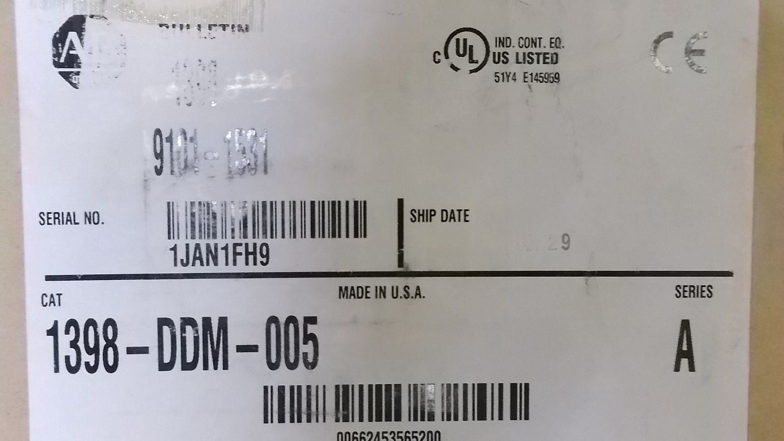 ALLEN BRADLEY 1398-DDM-005 SERIES A SERVO DRIVE *NEW IN BOX*