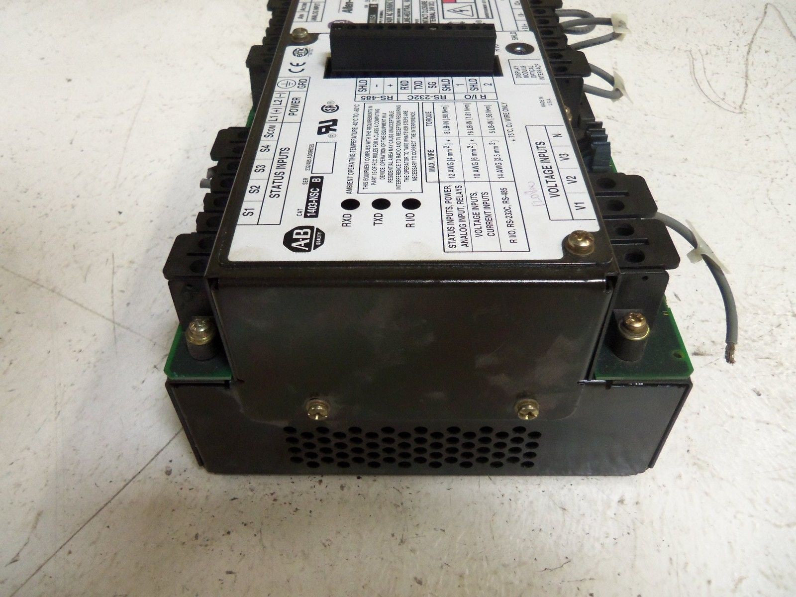 ALLEN BRADLEY 1403-MM05A SERIES B DISPLAY MODULE *USED*