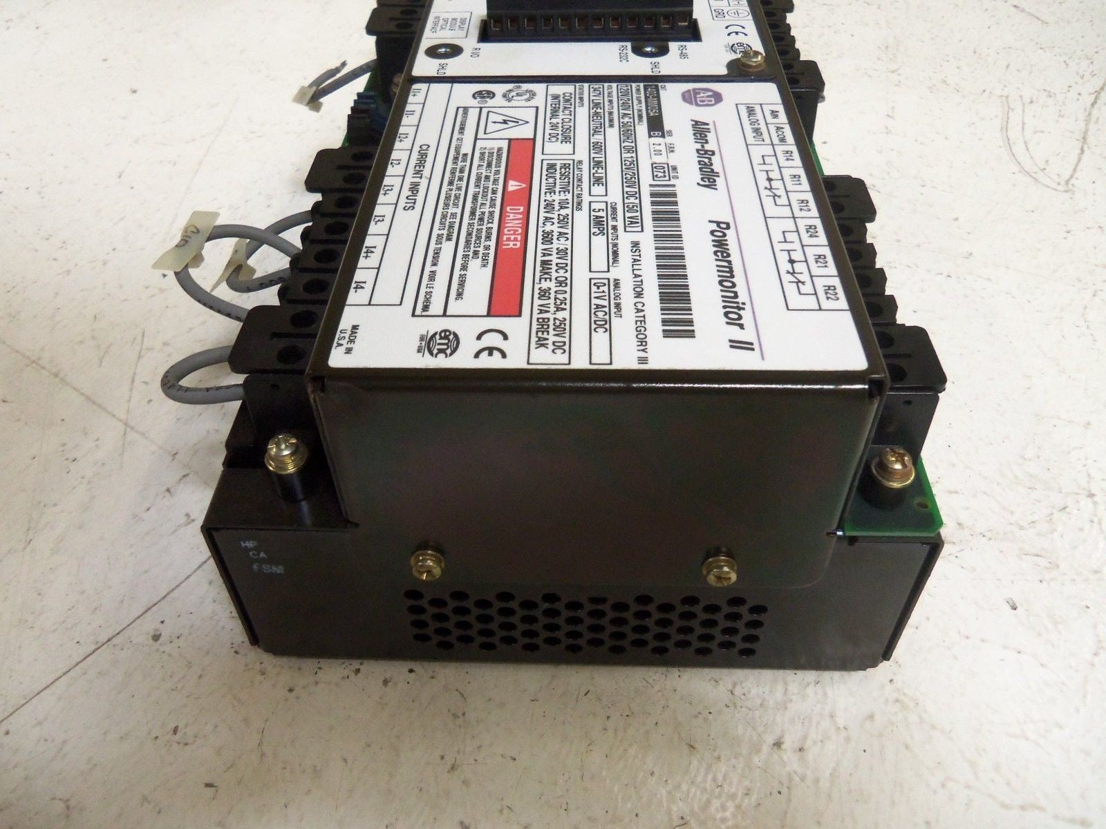 ALLEN BRADLEY 1403-MM05A SERIES B DISPLAY MODULE *USED*