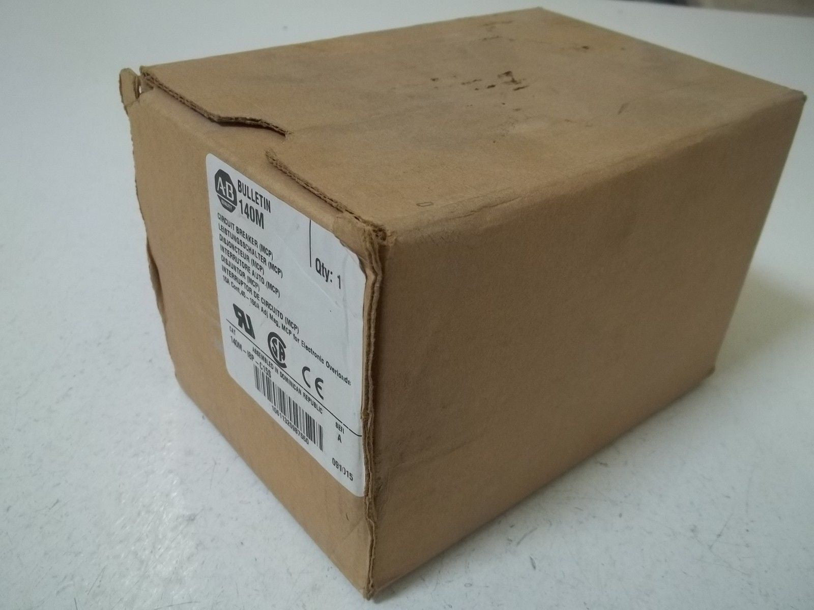 ALLEN BRADLEY 140M-I8P-C15S CIRCUIT BREAKER *NEW IN BOX*