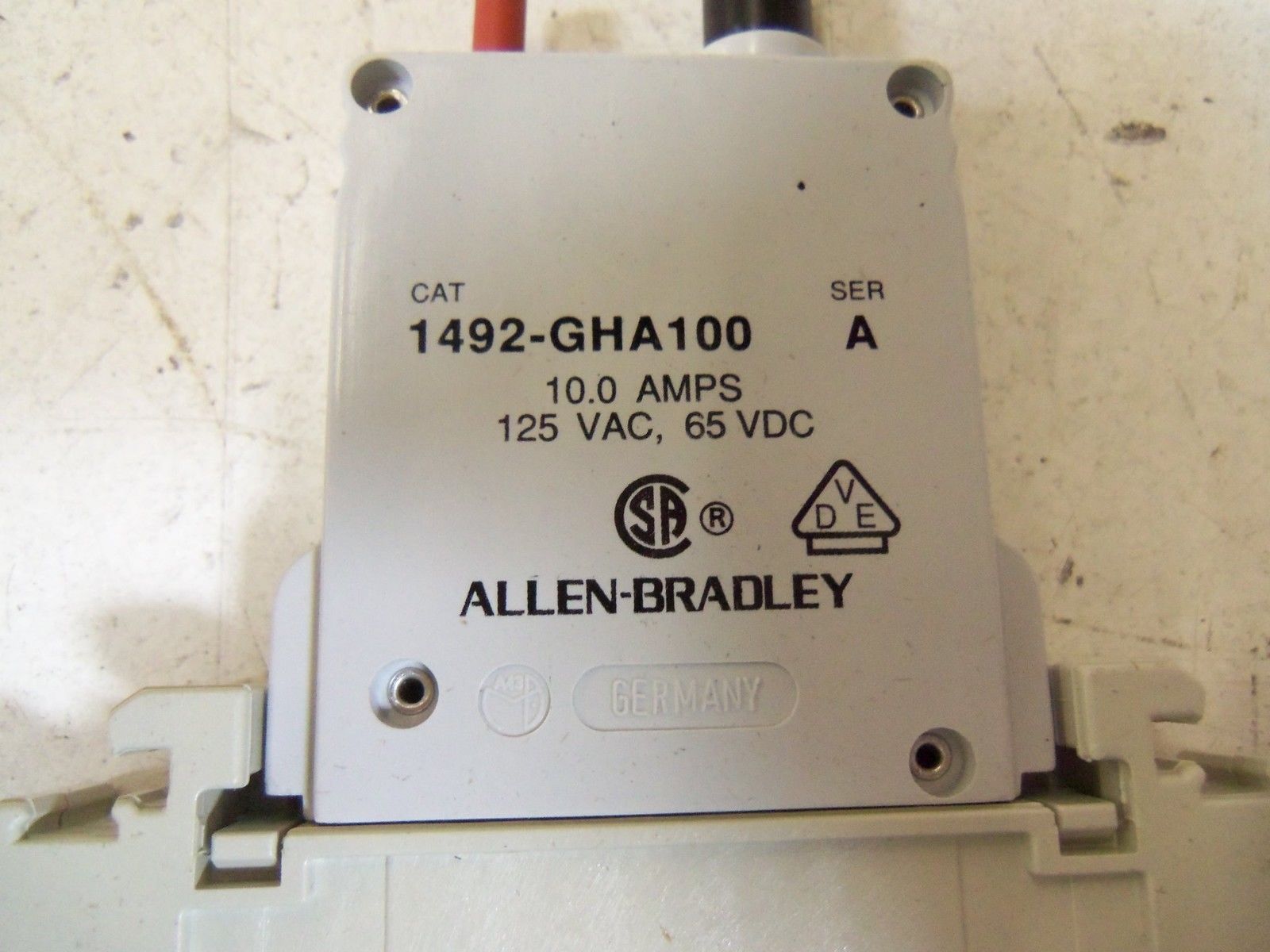 ALLEN BRADLEY 1492-GHA100 SER. A CIRCUIT BREAKER 10A *NEW IN BOX*