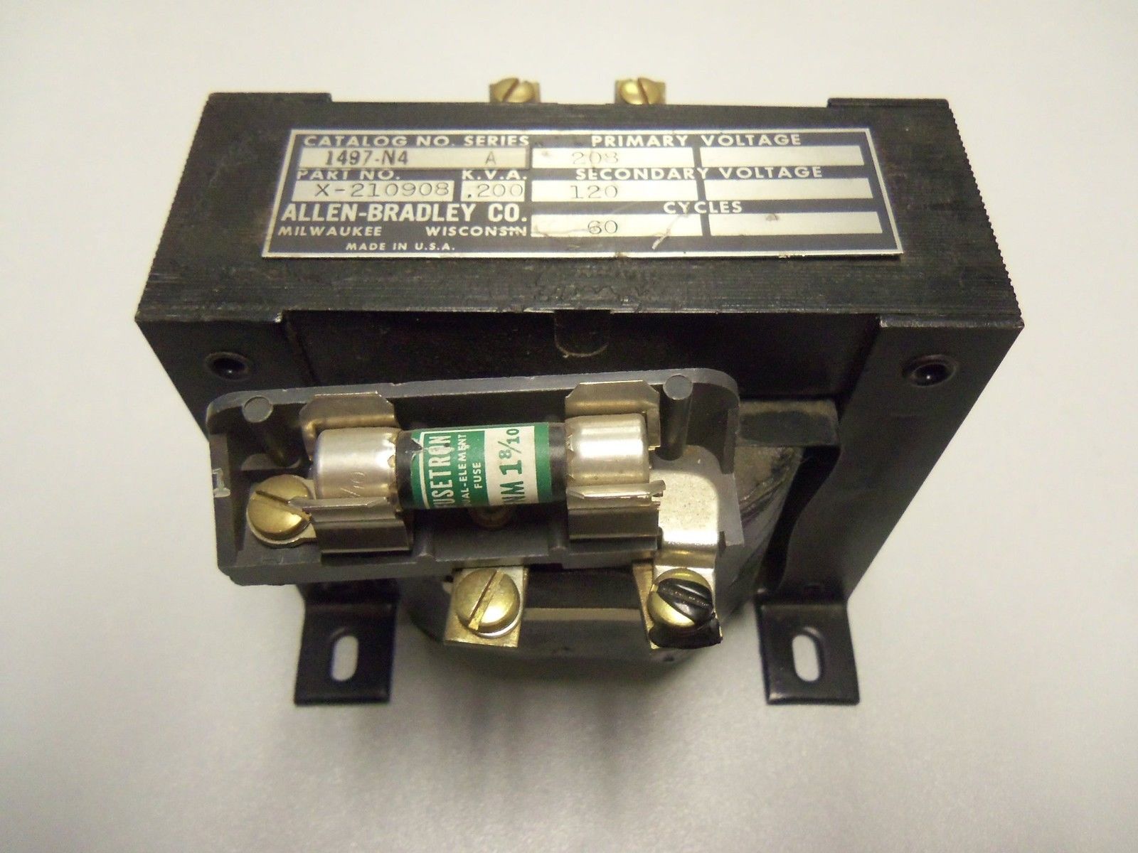 ALLEN BRADLEY 1497-N4 SERIES A *USED*