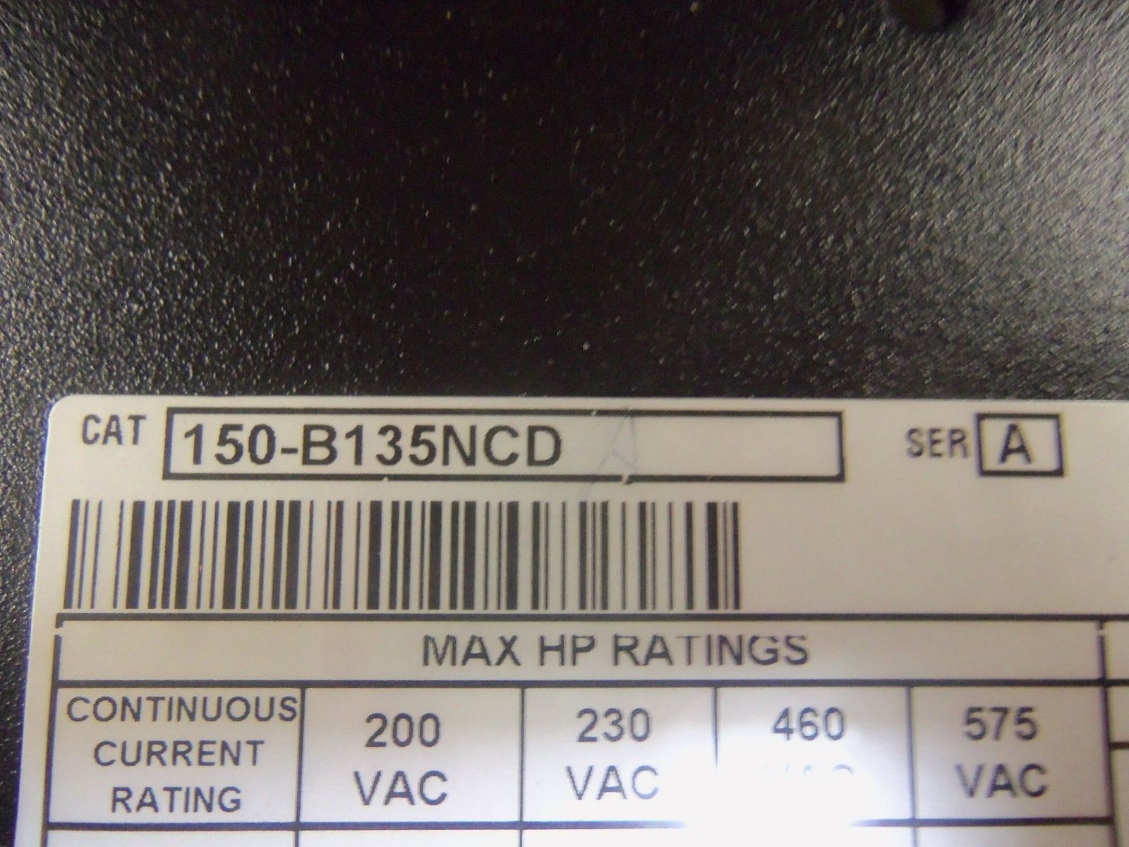 Allen Bradley 150B135NCD NSFP ** GENUINE ** 150 B135NCD