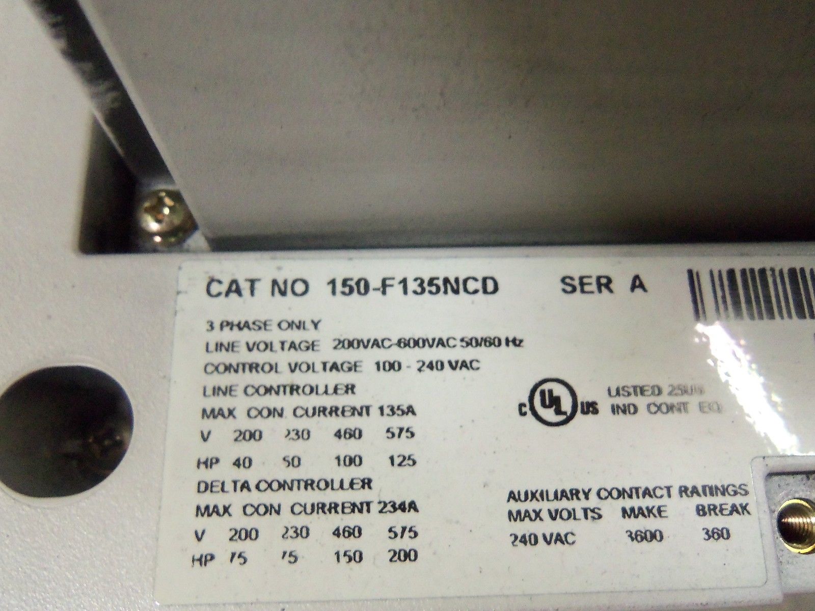 Allen Bradley 150F135NCD NSNP ** GENUINE ** 150 F135NCD