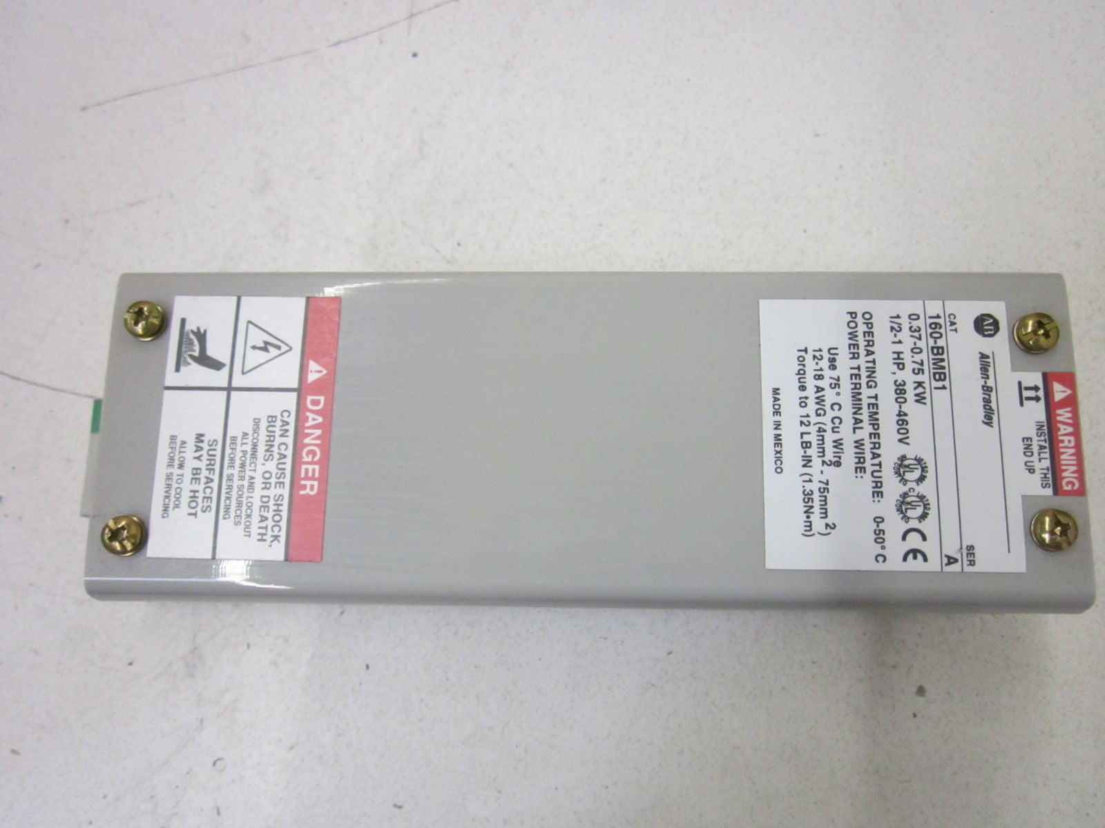 ALLEN BRADLEY 160-BMB1 SER. A DYNAMIC BRAKE MODULE *USED*