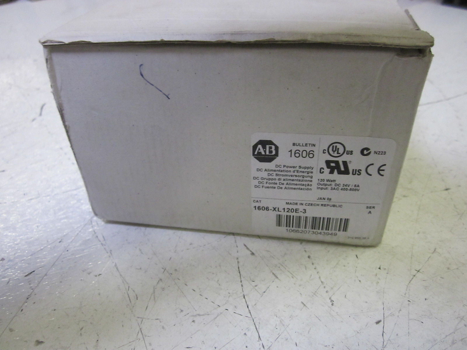 ALLEN BRADLEY 1606-XL120E-3 SER.A POWER SUPPLY *NEW IN BOX*