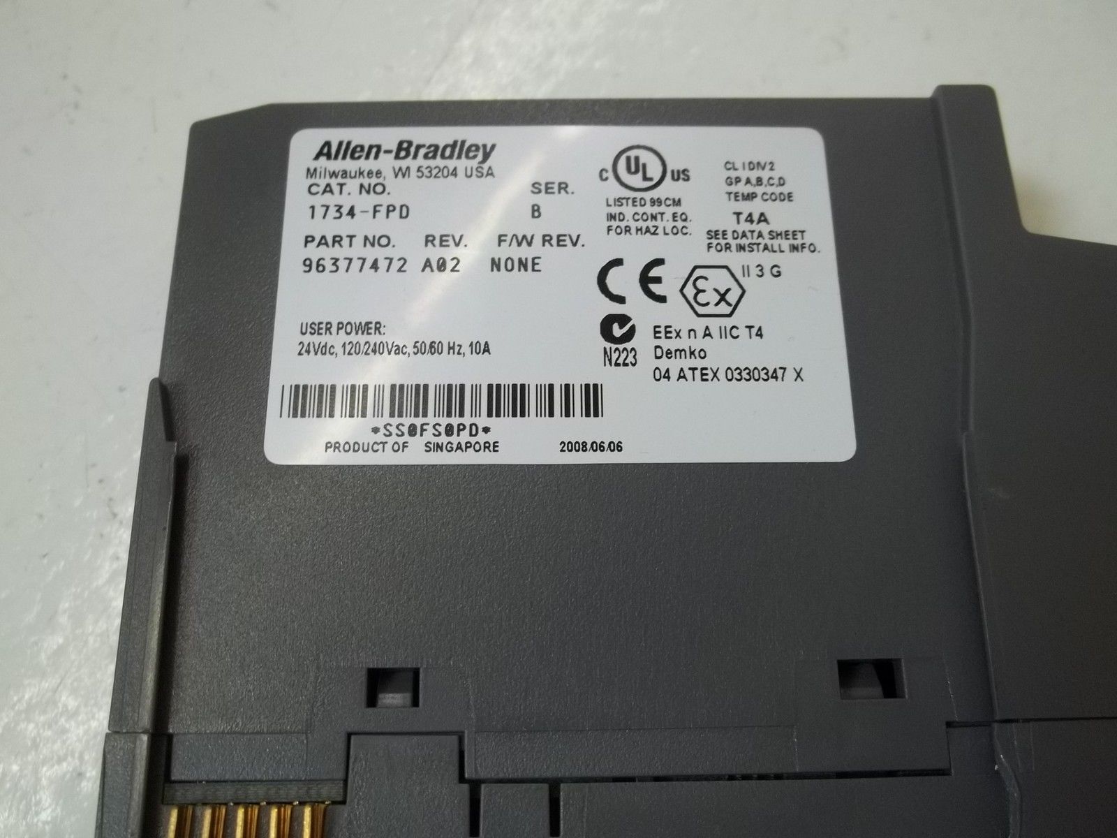 ALLEN BRADLEY 1734-FPD SER.B *USED*