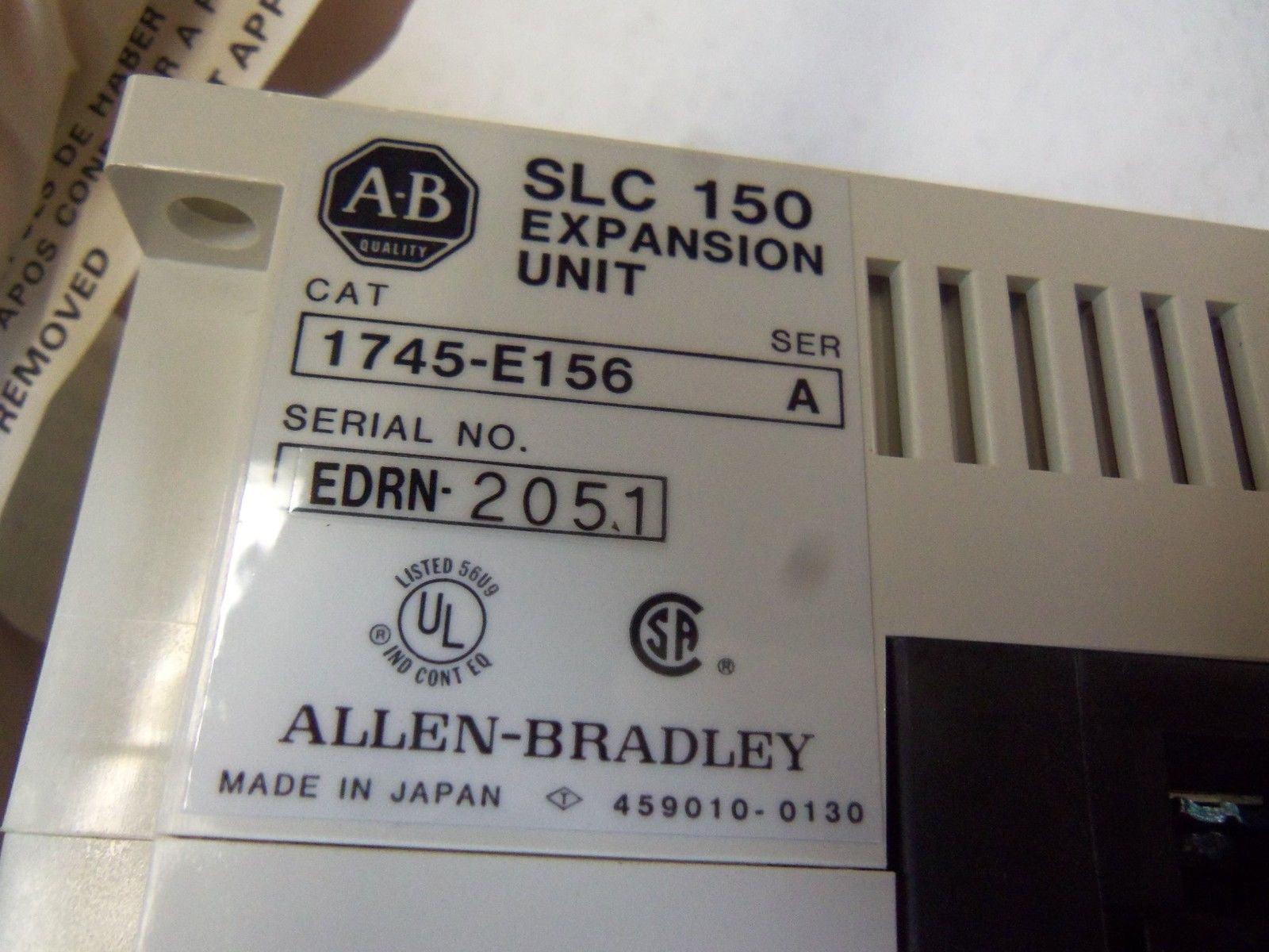 ALLEN BRADLEY 1745-E156 SERIES A *NEW IN BOX*